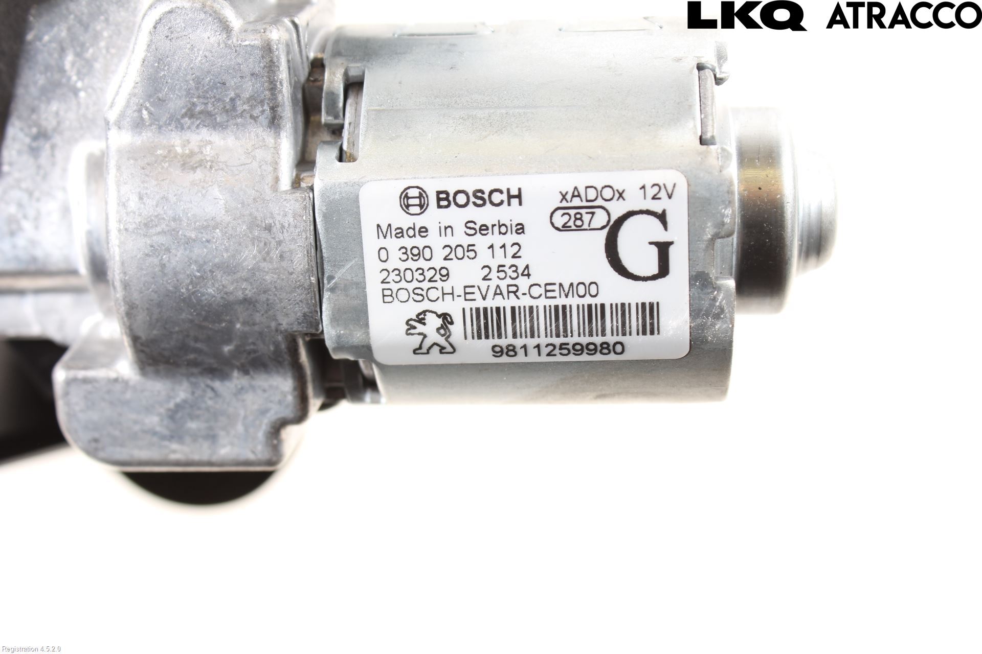 Peugeot 5008 17-24 Viskermotor Bakluke
