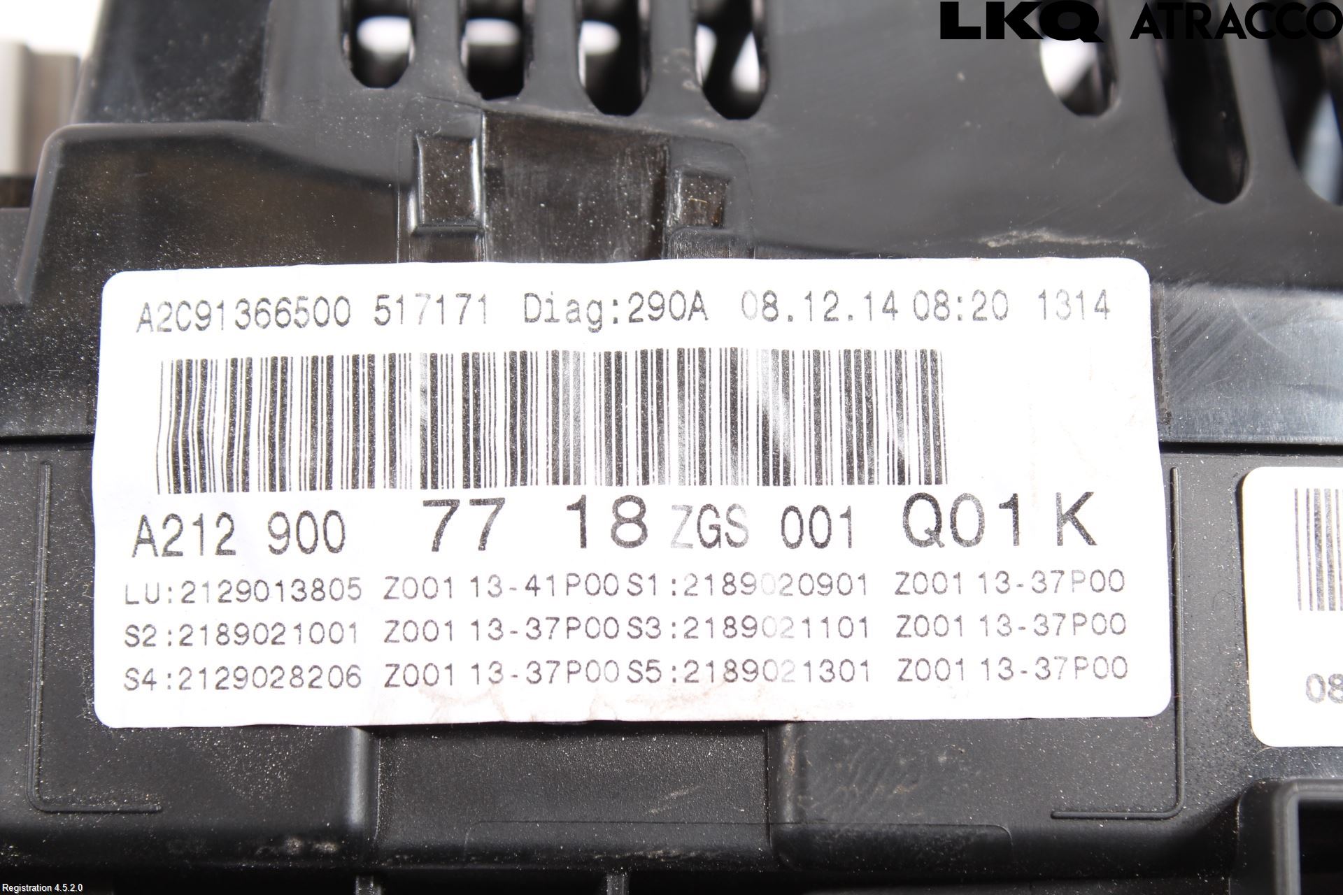 Mercedes-Benz MB E-KLASS (W212) 09-16 Instr Kombinert