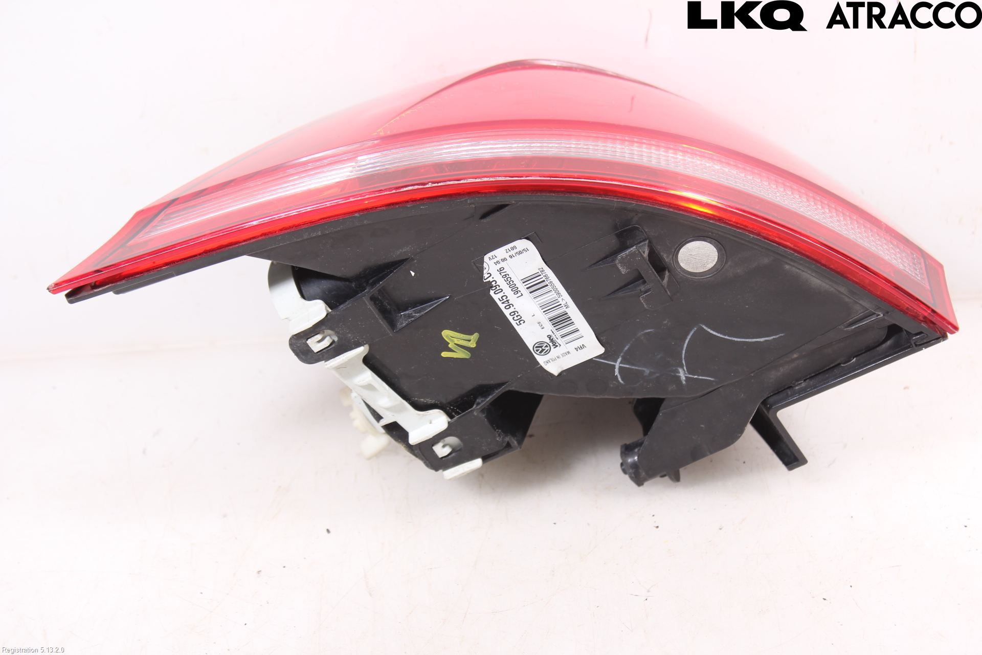 Volkswagen VW GOLF / E-GOLF VII 13-20 Baklykt Venstre