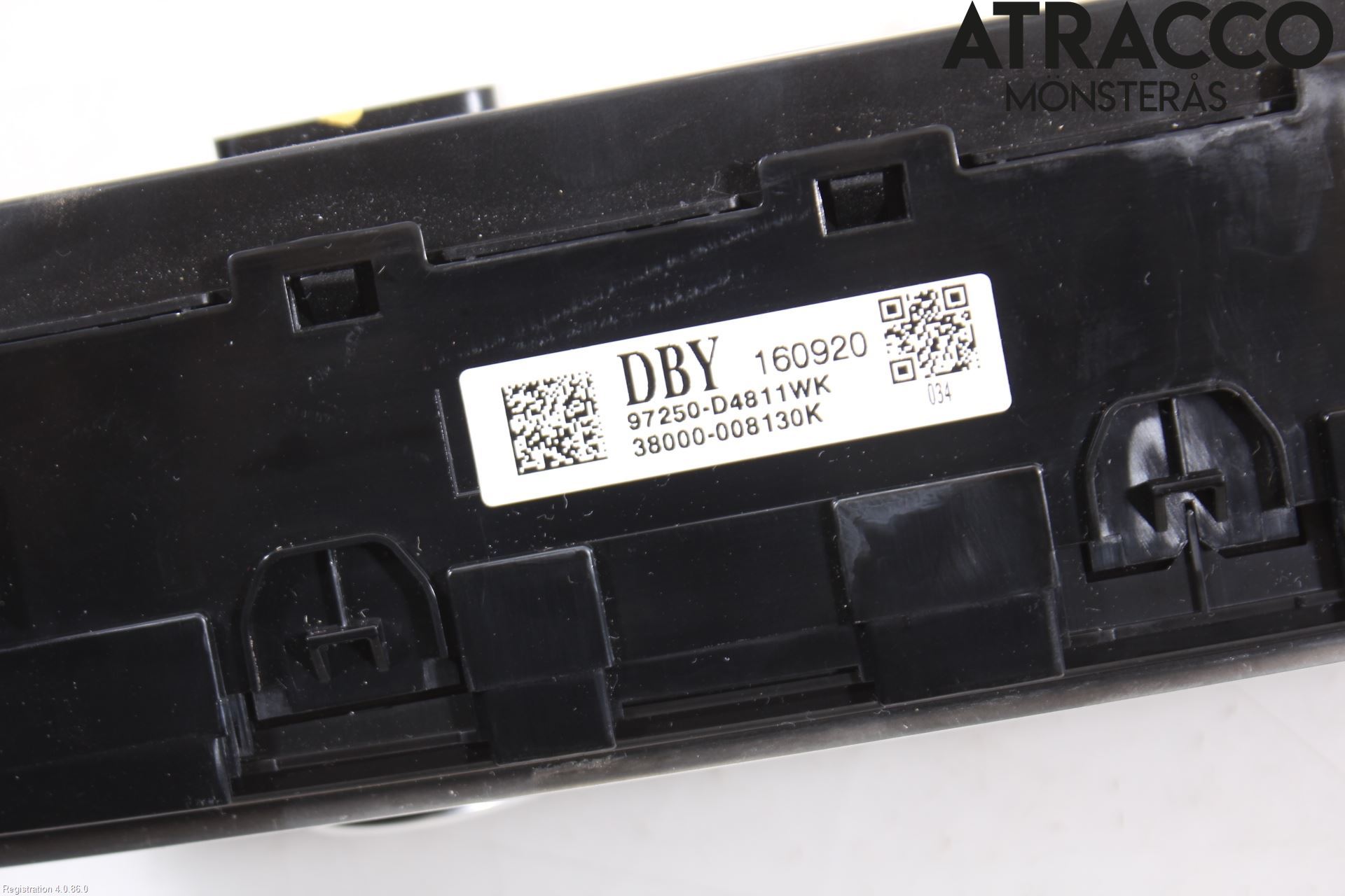 Kia OPTIMA 16-20 Varme Ac Betjening-Display
