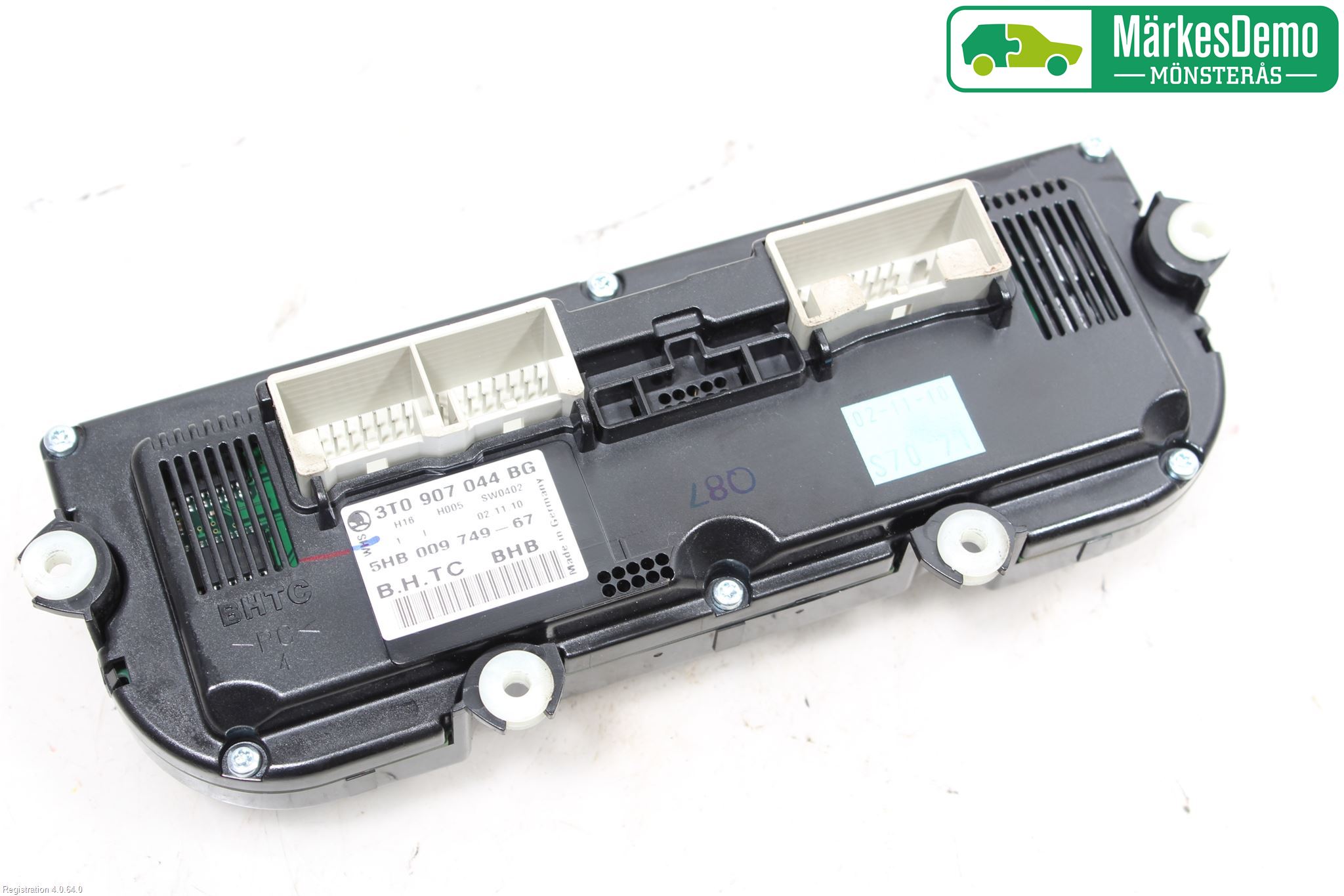 Skoda YETI Varme Ac Betjening-Display