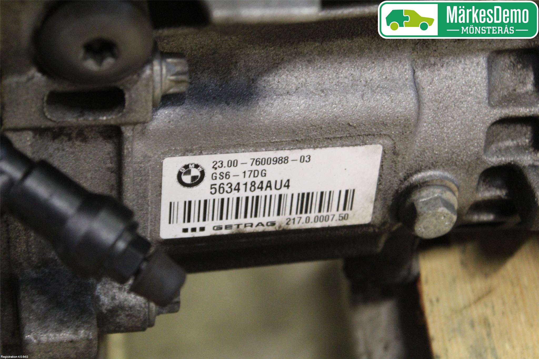 BMW 3 F30/F31/F80 12-19 Gearkasse 6 Trinn