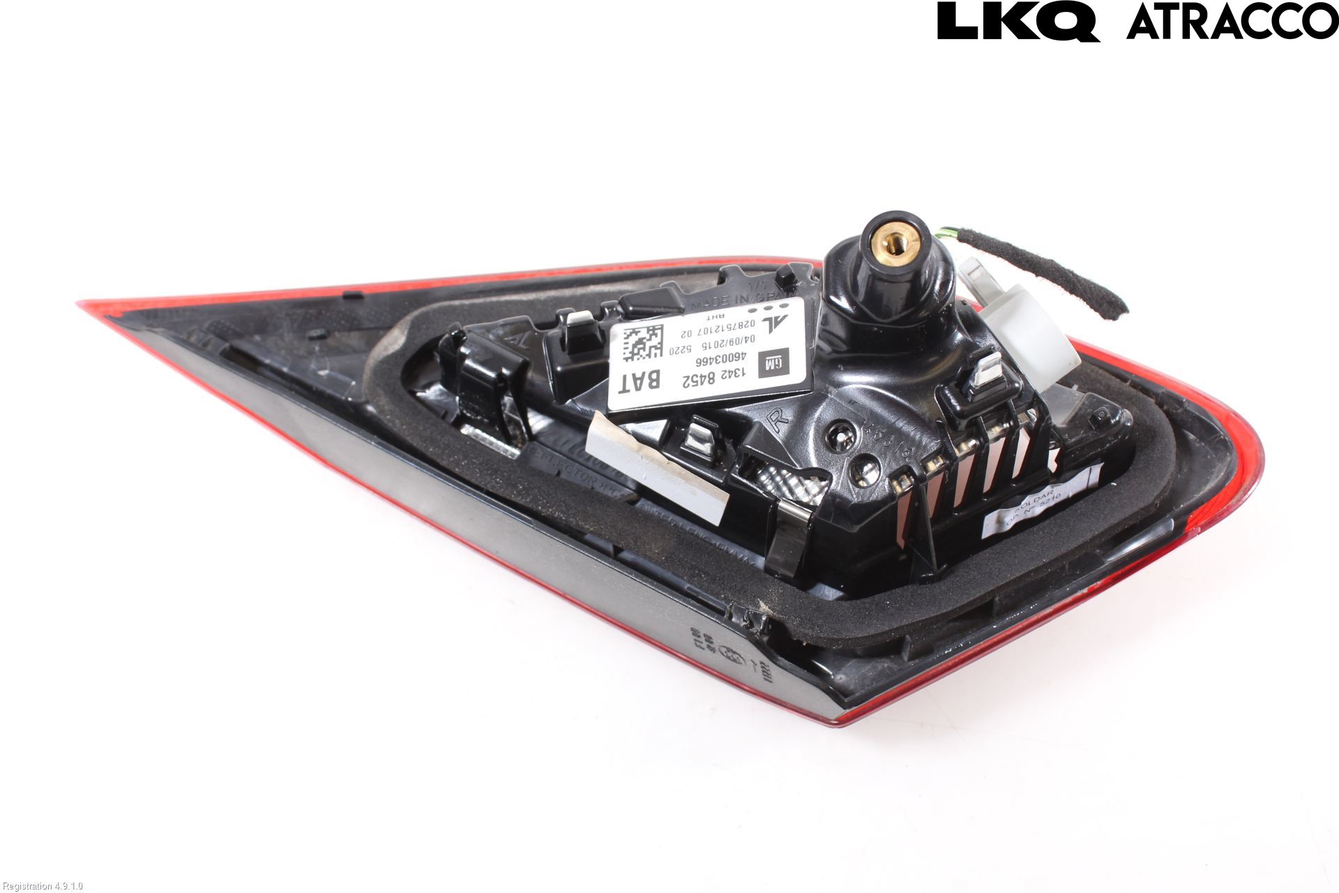 Opel CORSA E 15-19 Baklykt Høyre  På Luke(Indre)