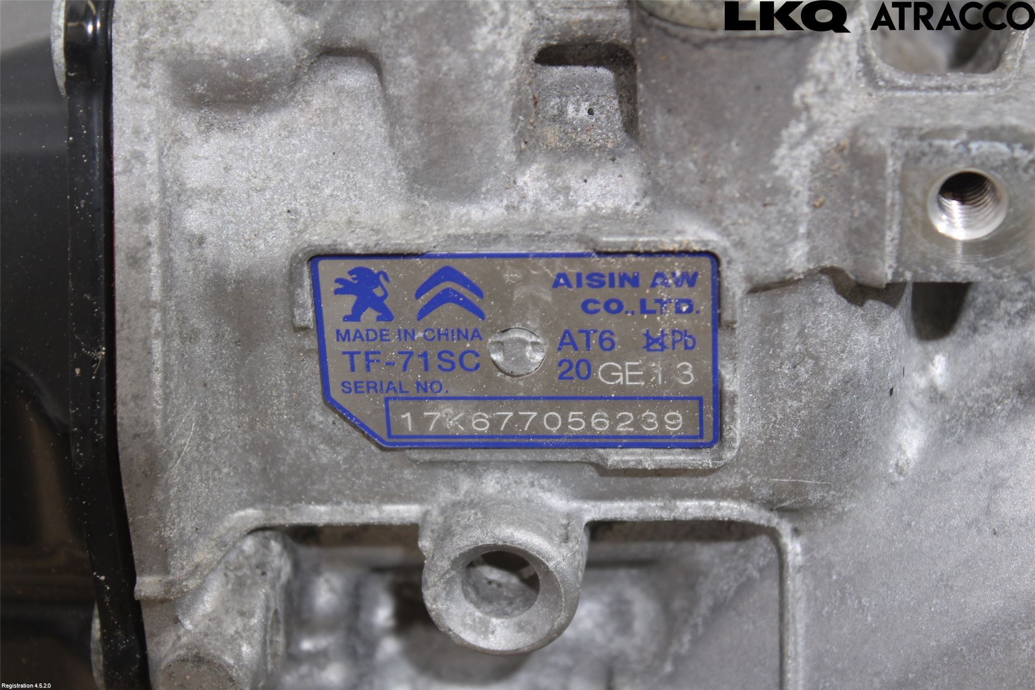 Citroen COTROEN C3 17-24 Gearkasse Automat