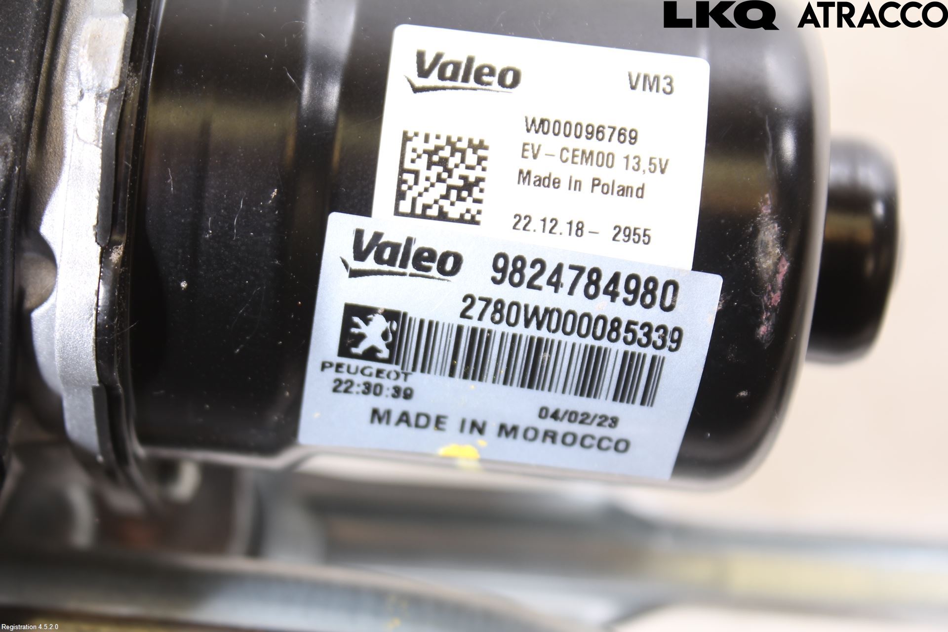 Citroen C4/E-C4 C4X/E-C4X III 21- Viskermotor Frontrute