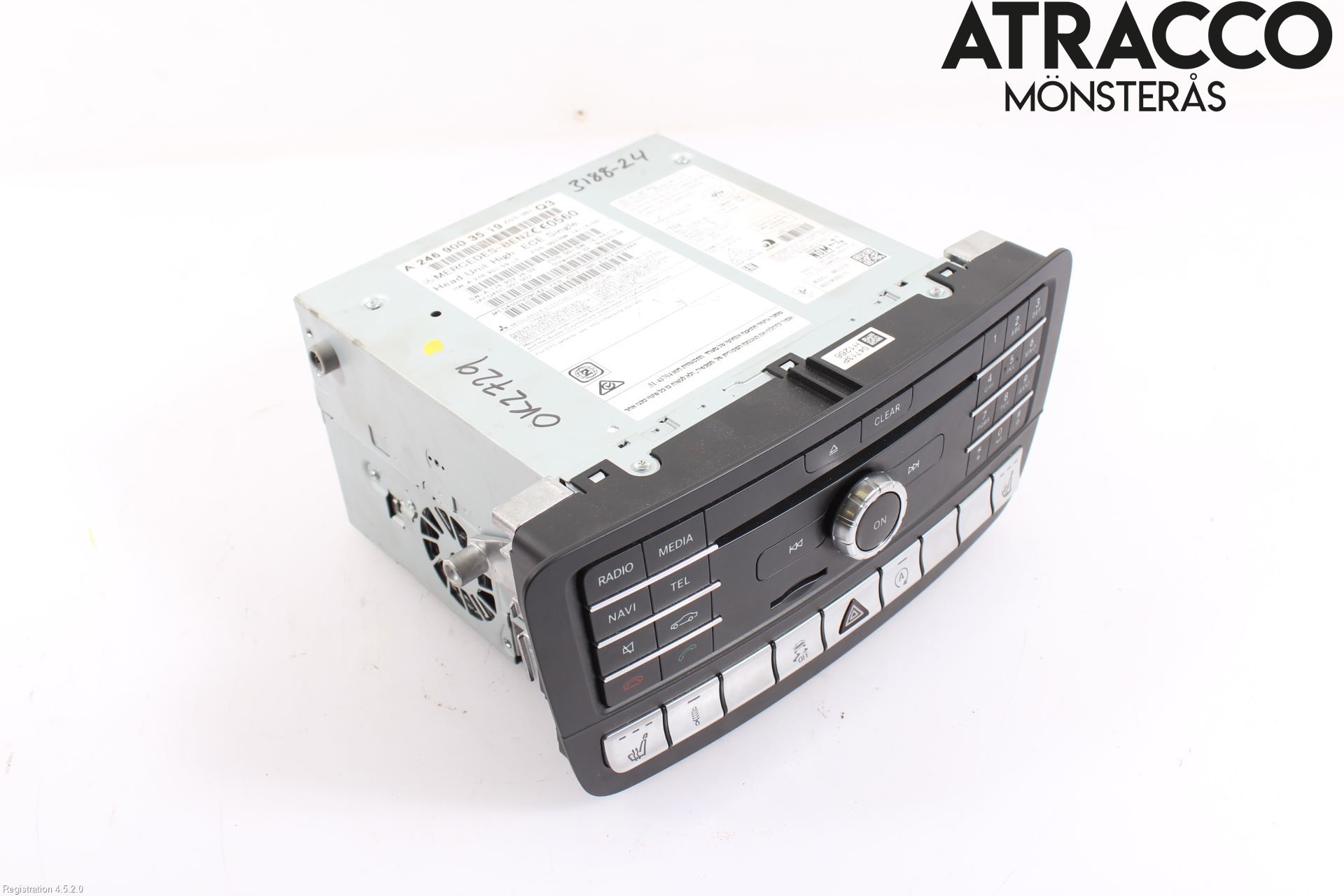 Mercedes-Benz MB CLA-KLASS (C117/X117) 13-19 Stereo Radio Med Cd