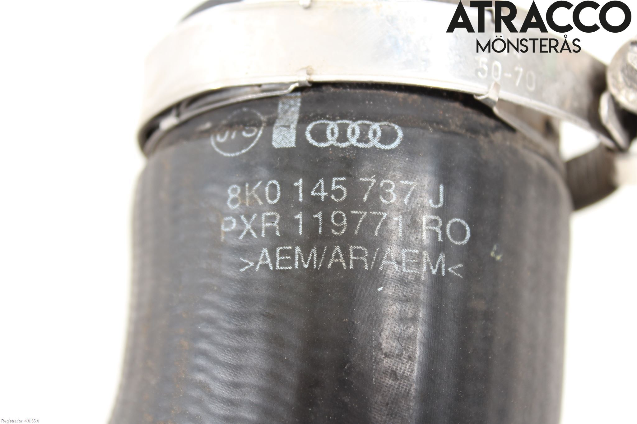 Audi A4/S4 08-11 Intercooler Rør-Slange