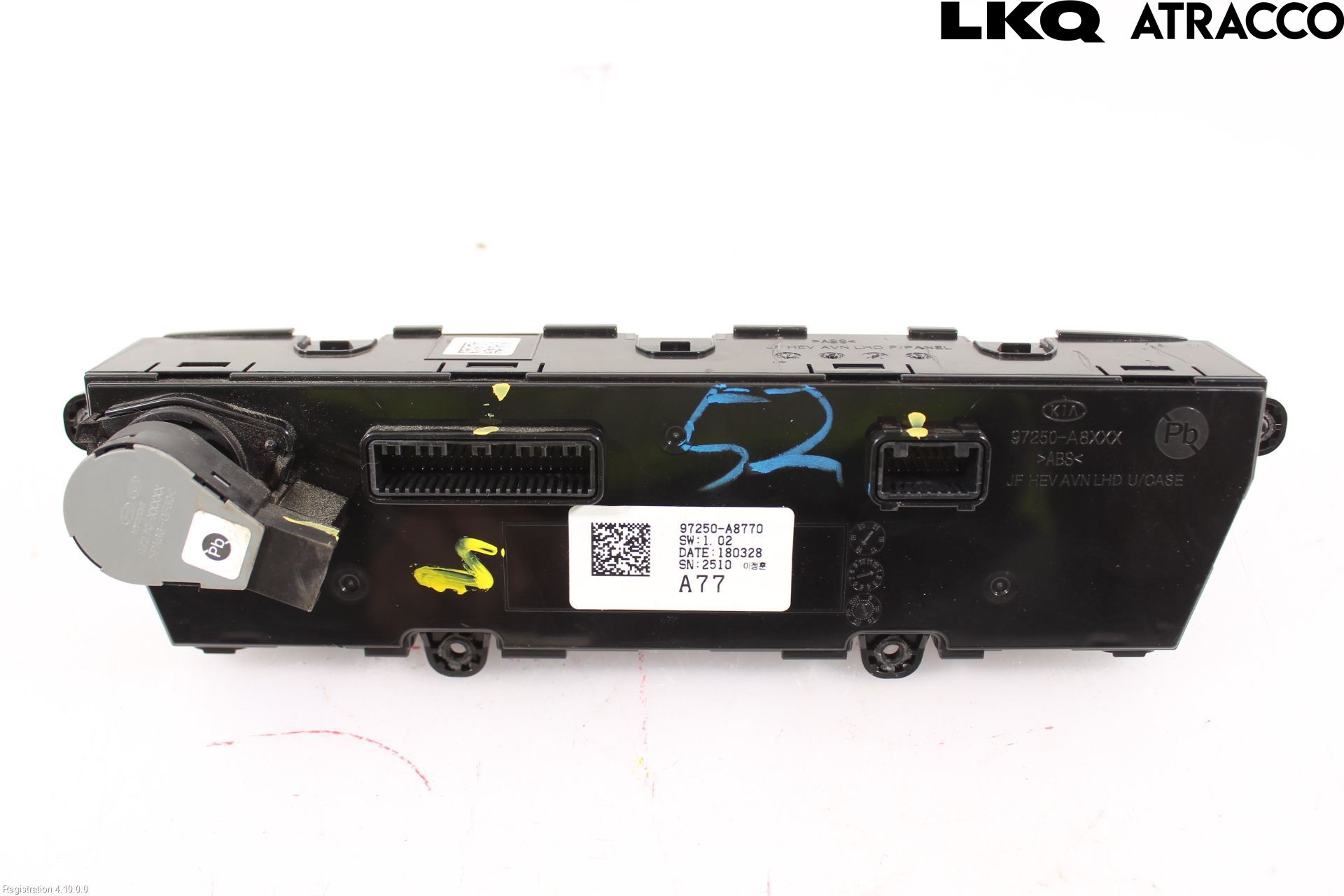 Kia OPTIMA 16-20 Varme Ac Betjening-Display