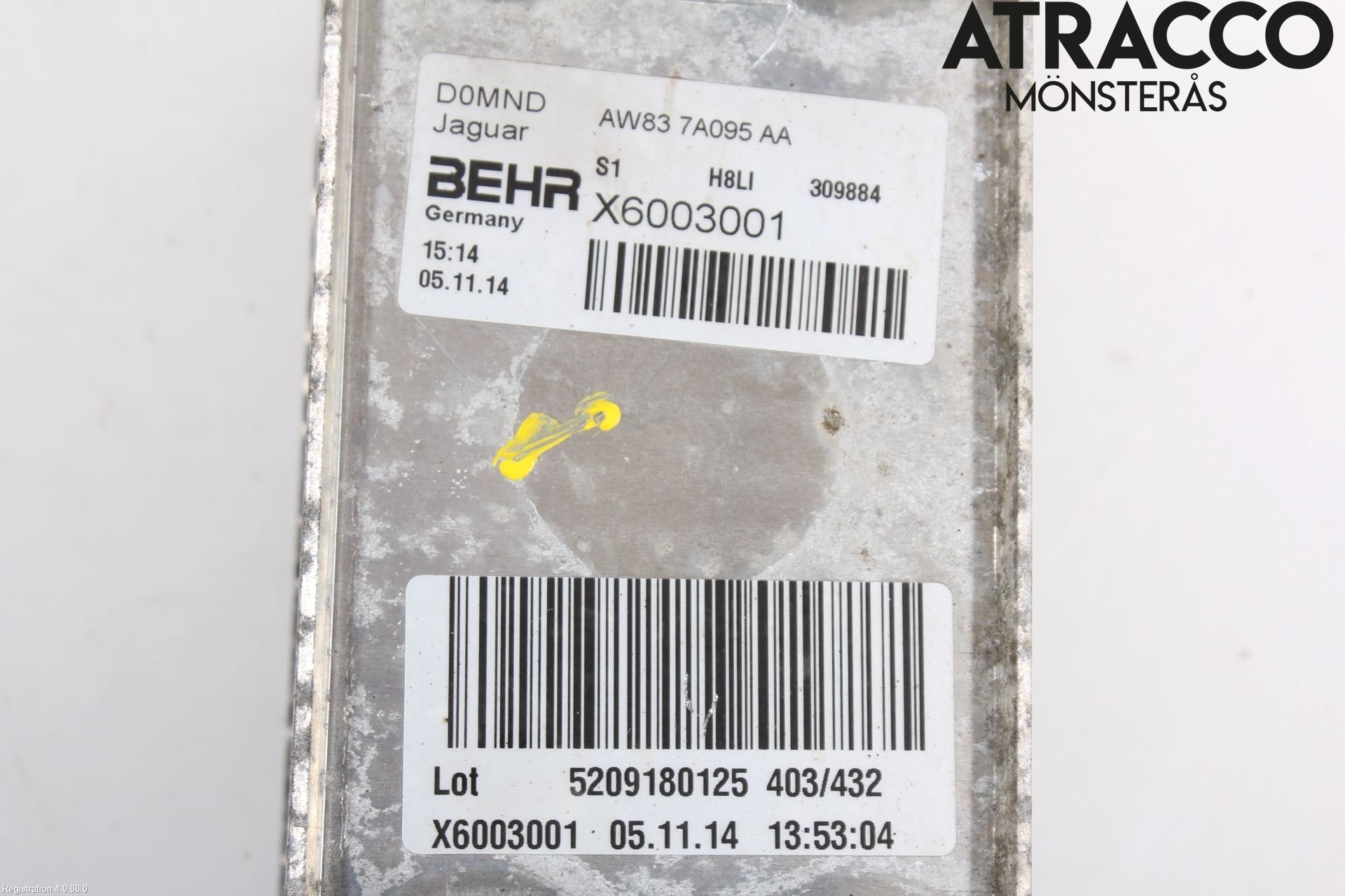 Landrover RANGE ROVER SPORT (L494) 14-22 Radiator Oljekjøler Automatgea