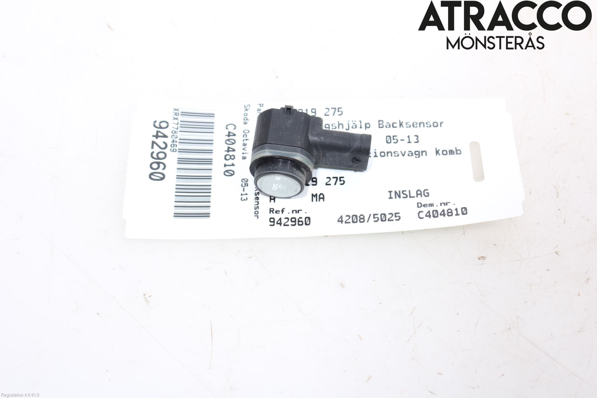 Skoda OCTAVIA (1Z) 05-13 Sensor Ryggesensor
