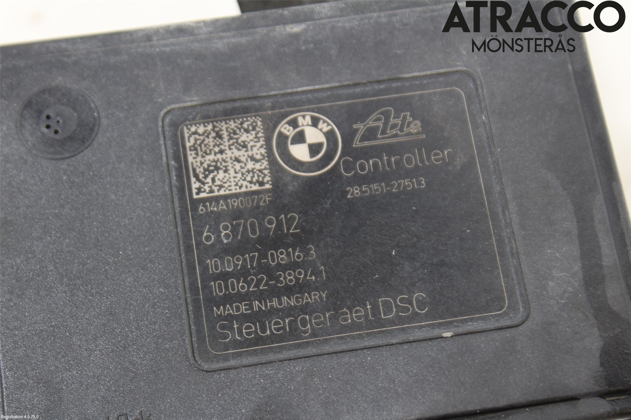 BMW 3 F30/F31/F80 12-19 Abs Hydraulikkaggregat