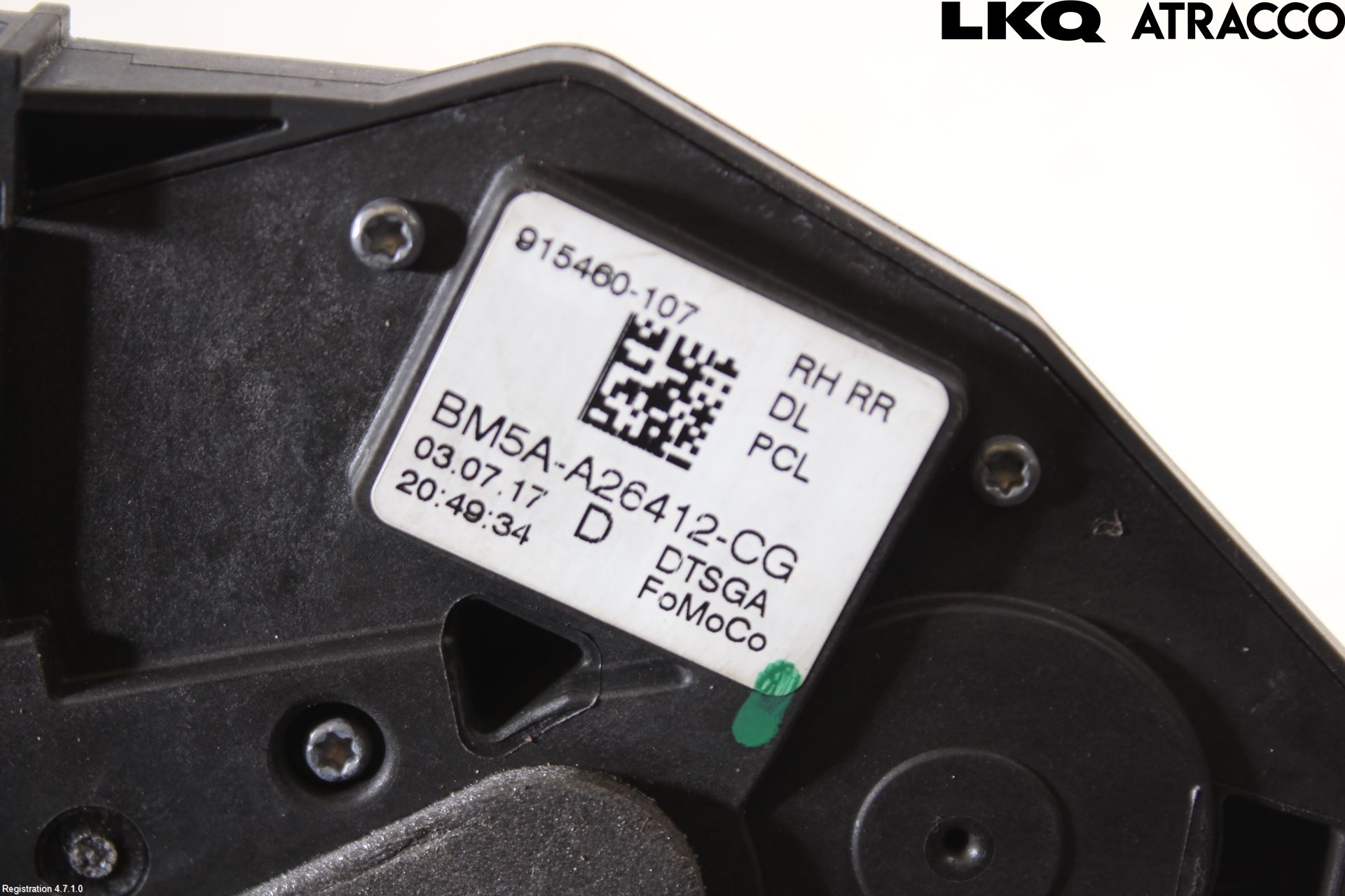Ford KUGA 13-16 Dørlås - Låsekasse