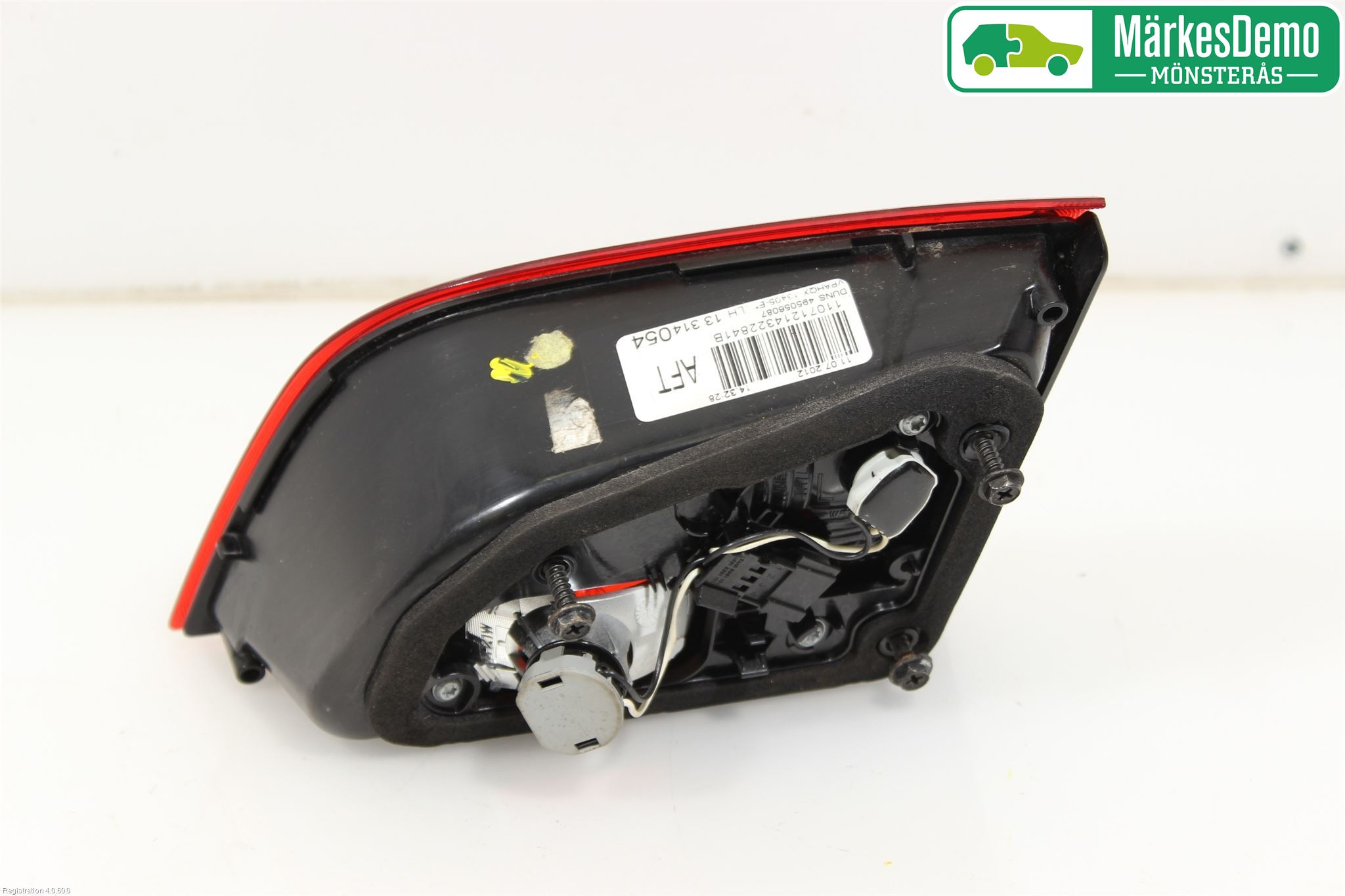 Opel ASTRA J 10-15 Baklykt Venstre  På Luke(Indre