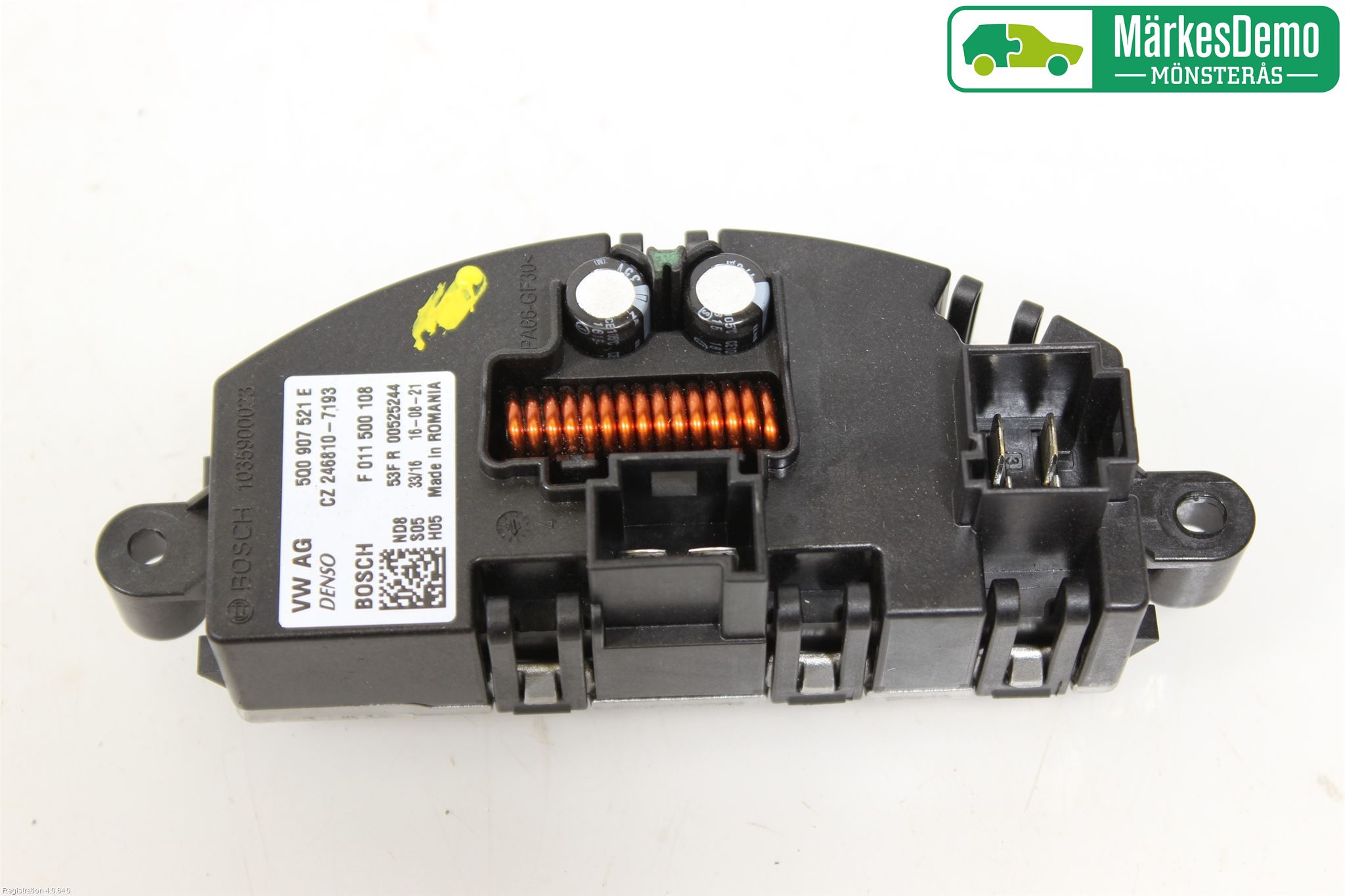 Volkswagen VW GOLF / E-GOLF VII 13-20 Varmeapparat Viftemotstand
