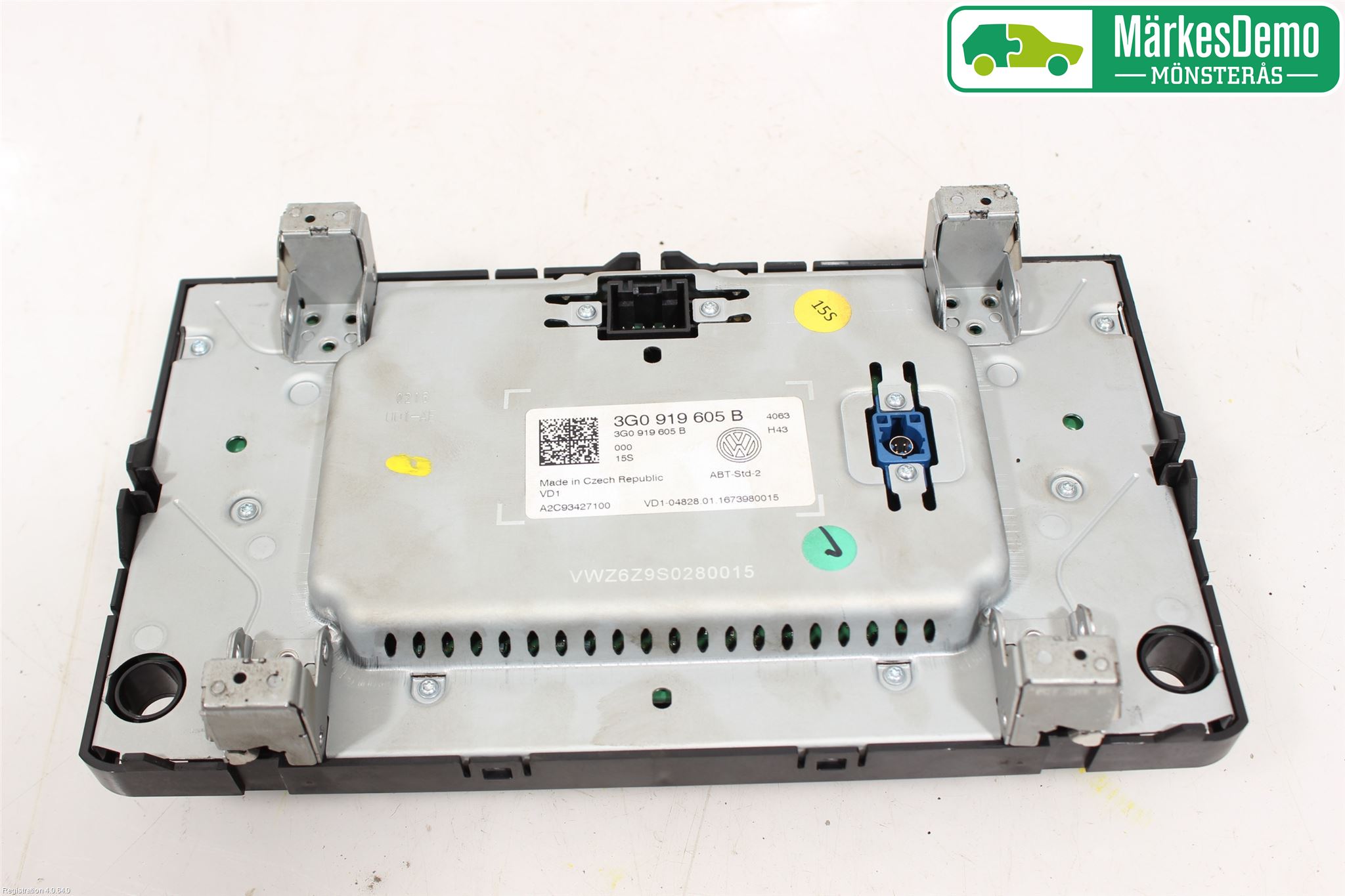 Volkswagen VW GOLF / E-GOLF VII 13-20 Multifunktionsdisplay