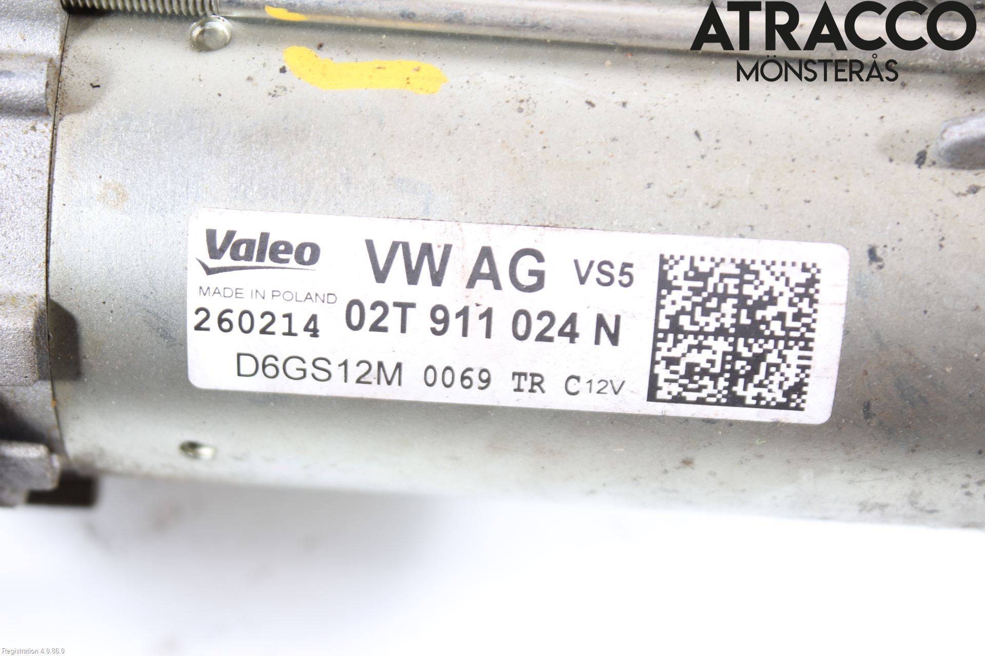 Volkswagen VW POLO 10-17 Startmotor