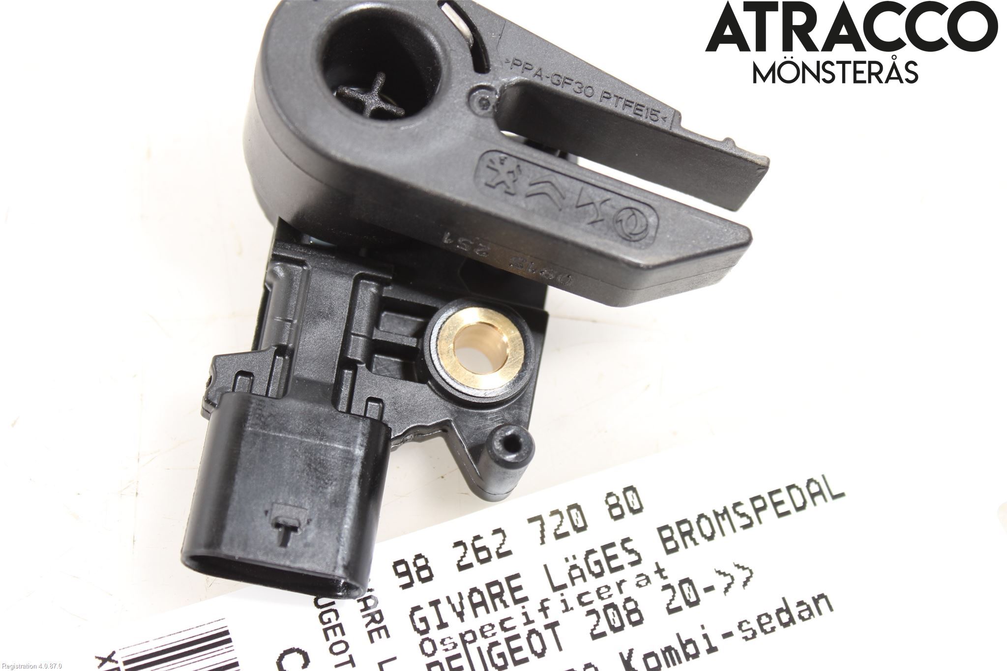 Peugeot 208/E-208 20- Sensor-Giver Bremsepedal