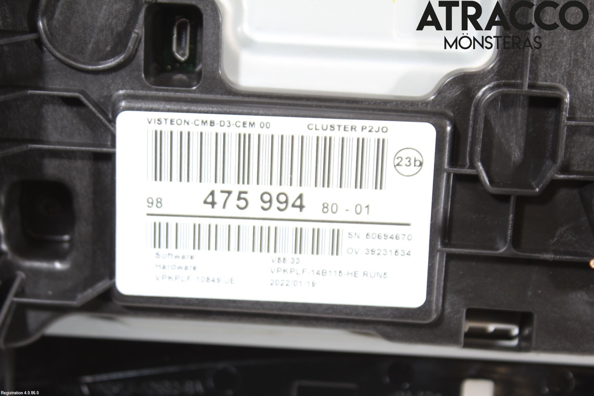 Opel CORSA F, CORSA-E 20- Instr Kombinert