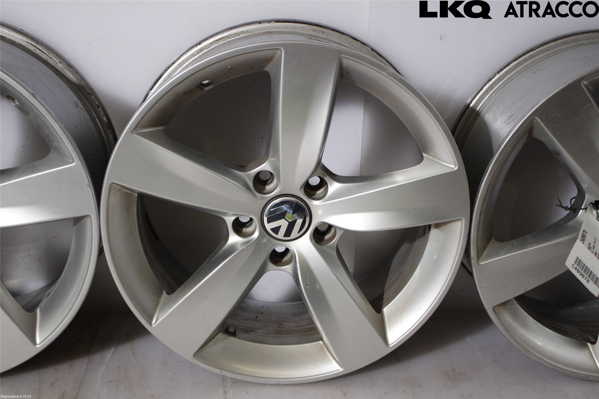 Volkswagen VW CADDY      04-10 Felg Aluminium Sett 4Stk