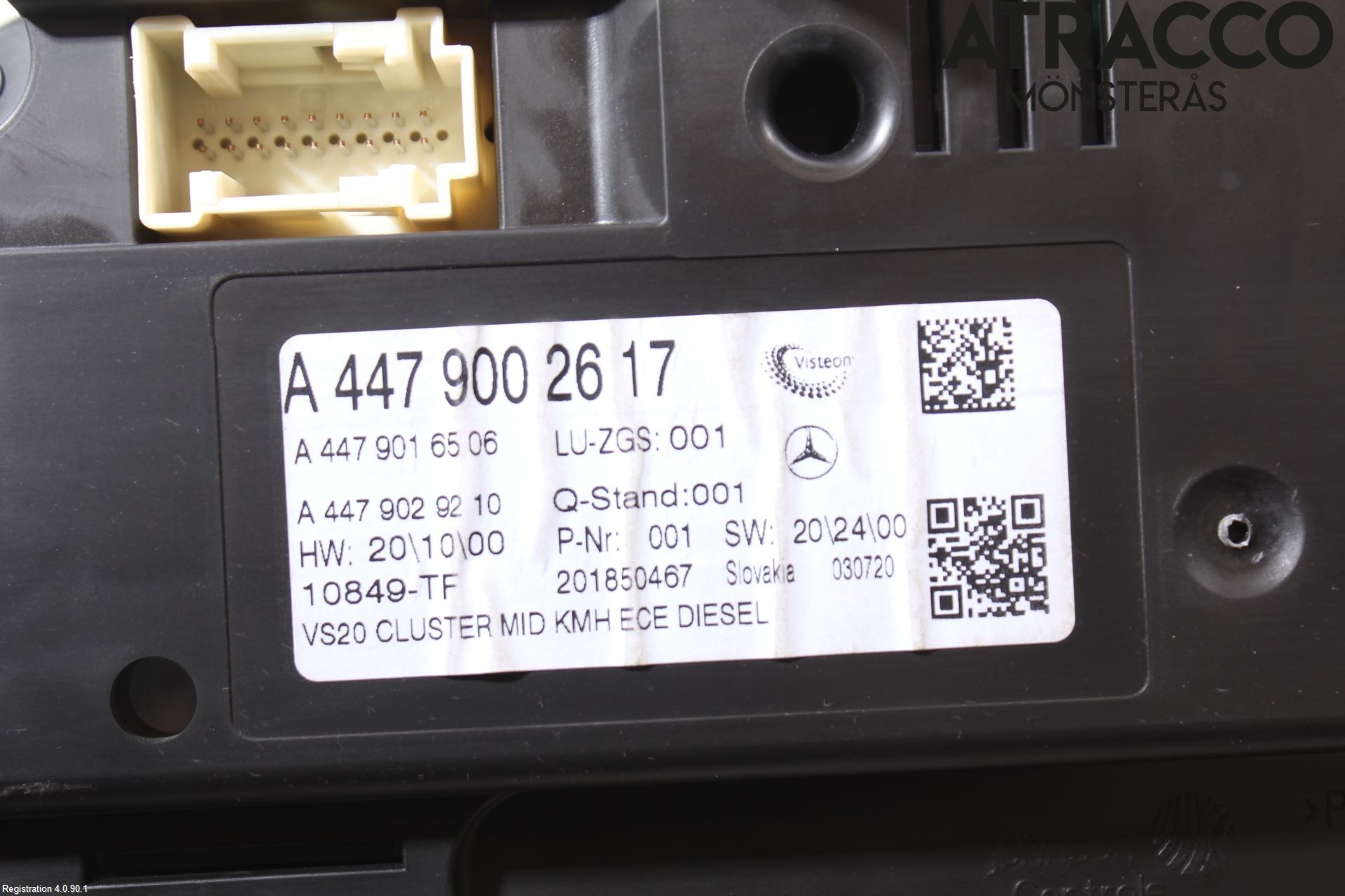 Mercedes-Benz MB VITO/V-KLASS (W640,W447,W448) 14- Instr Kombinert