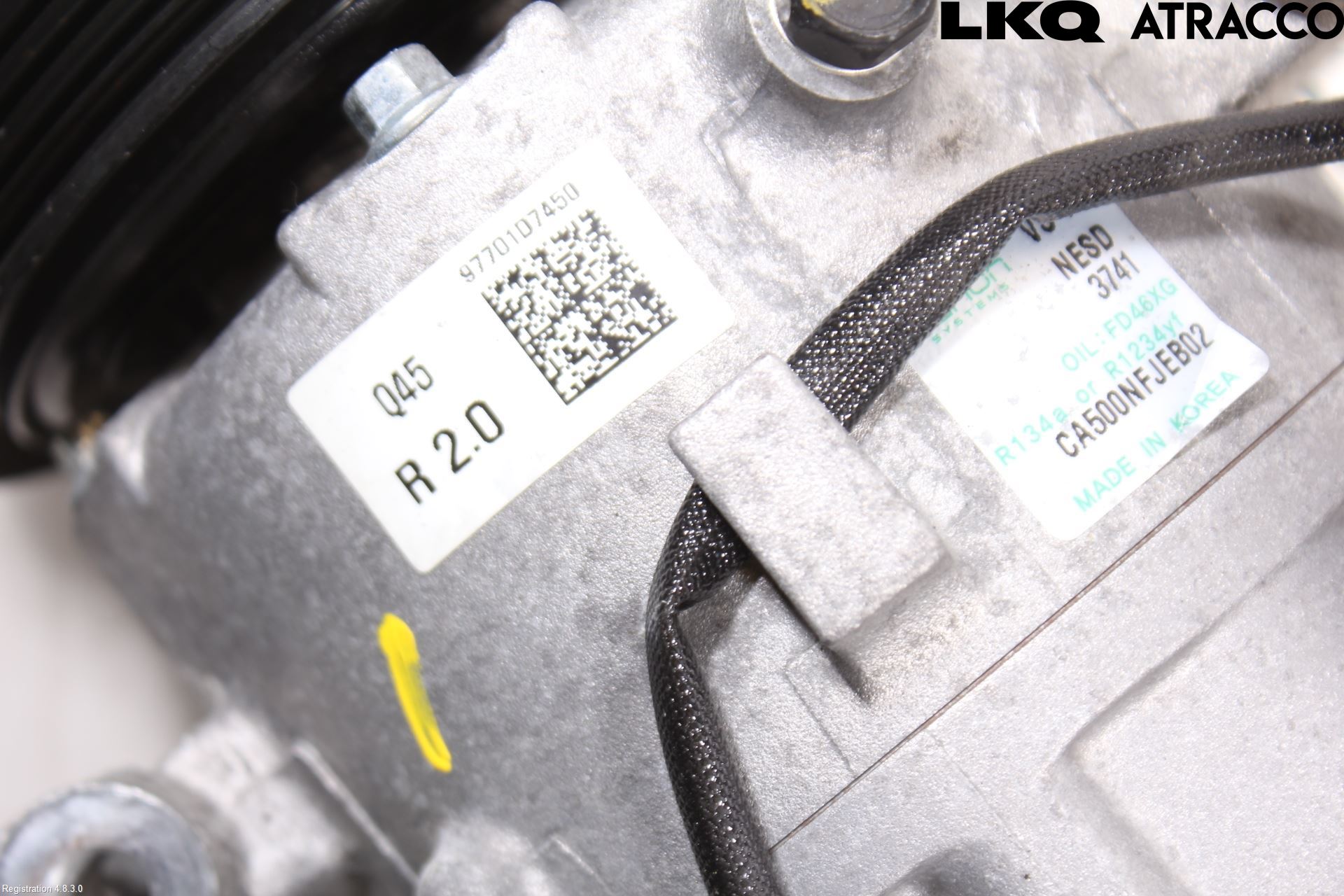 Kia SPORTAGE (QL) 16-21 Varme Ac Kompressor
