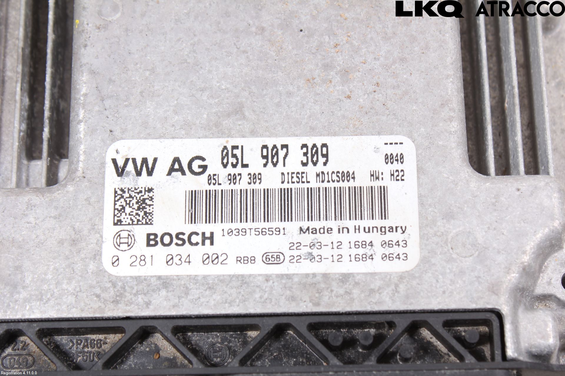 Audi A6 F2/C8 19- Styreenhet Dieselpumpe