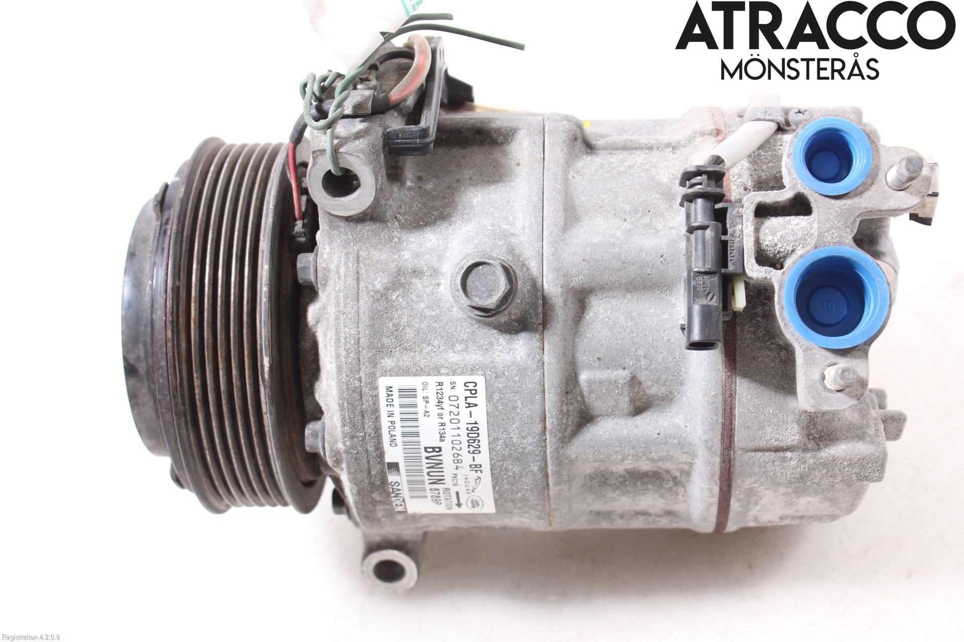 Landrover LAND ROVER RANGE ROVER EVOQUE (L538) 11-18 Varme Ac Kompressor