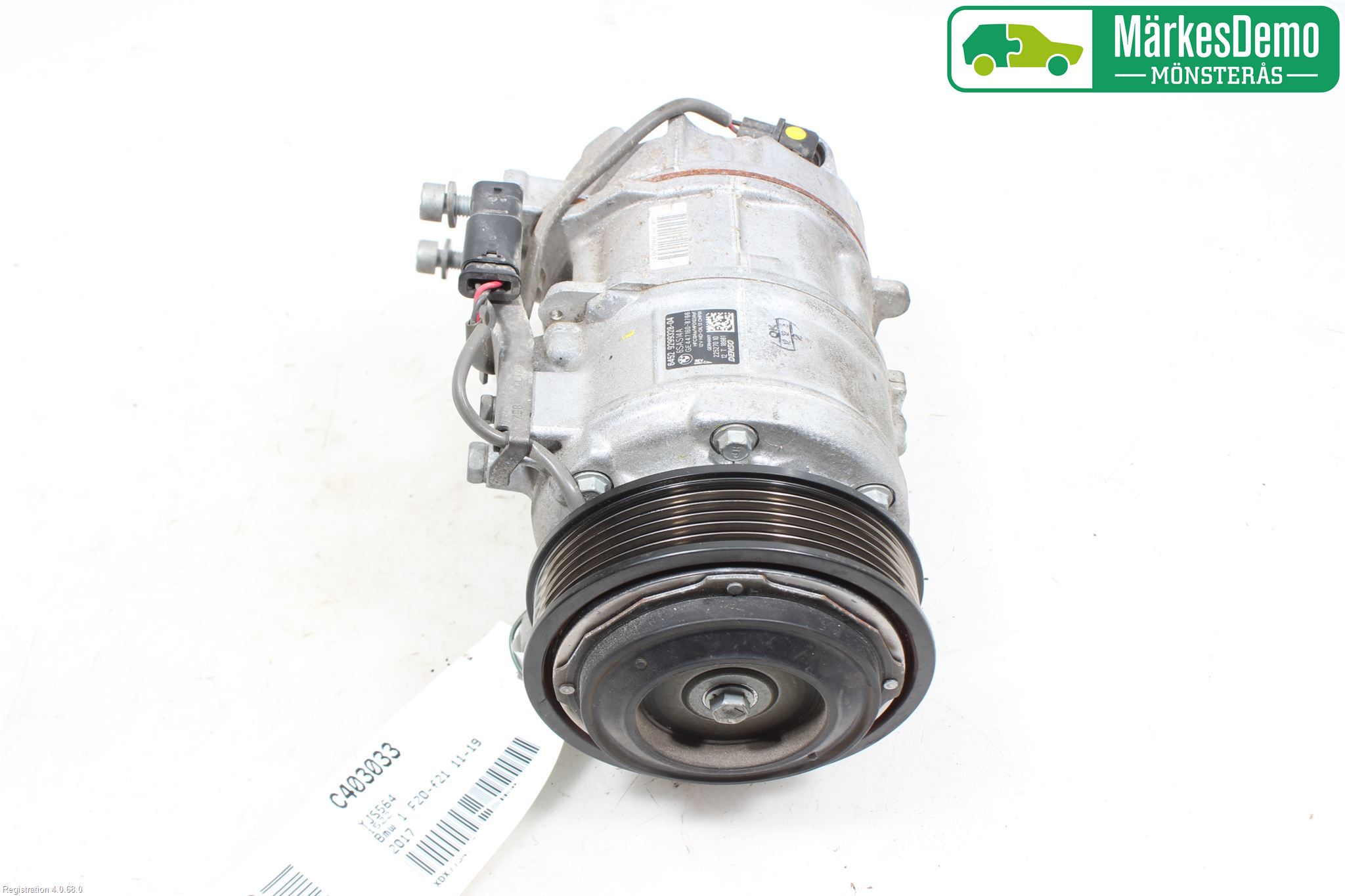 BMW 1 F20/F21 11-19 Varme Ac Kompressor