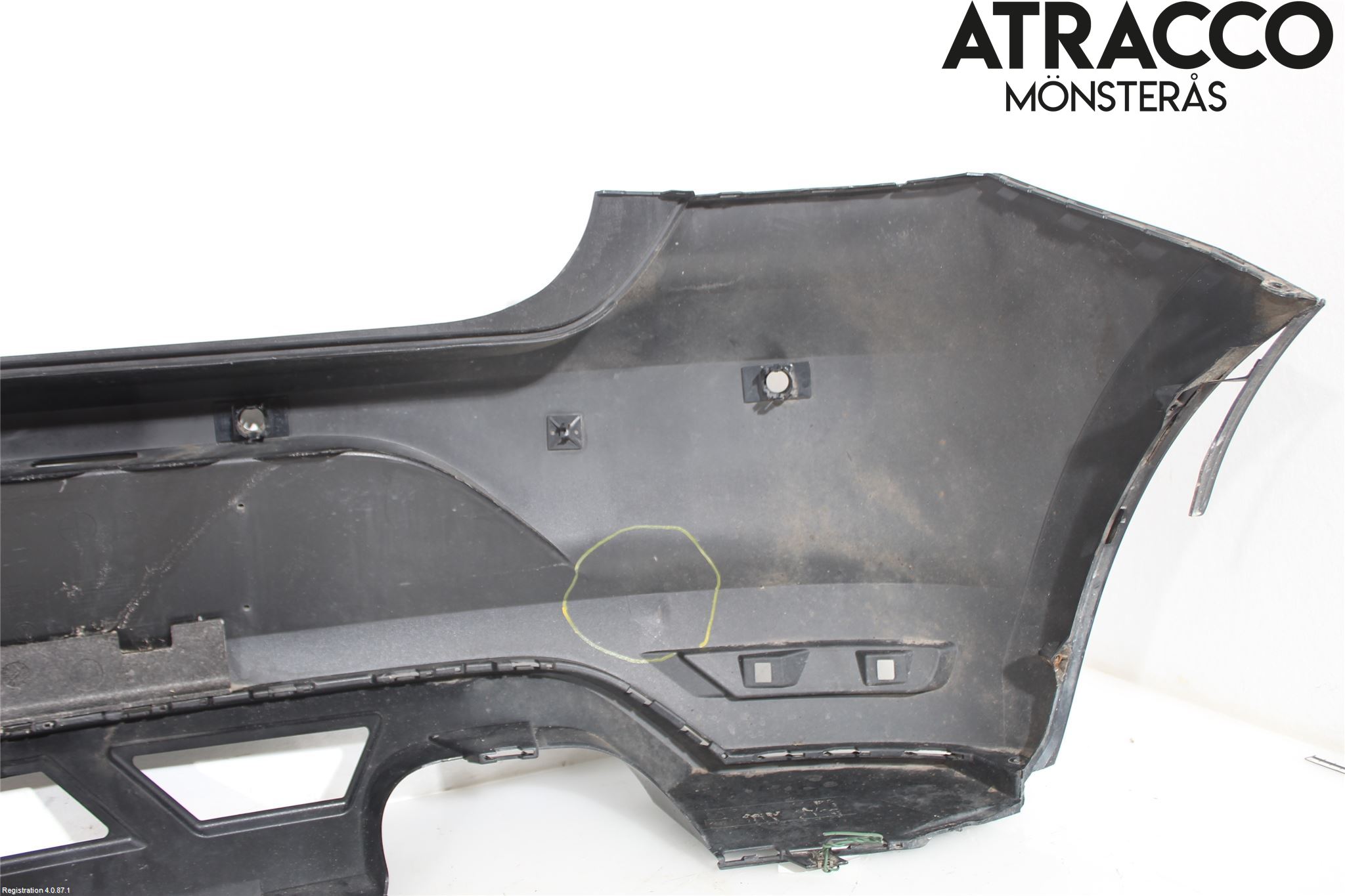 Volkswagen VW POLO 10-17 Støtfanger Bak Overtrekk