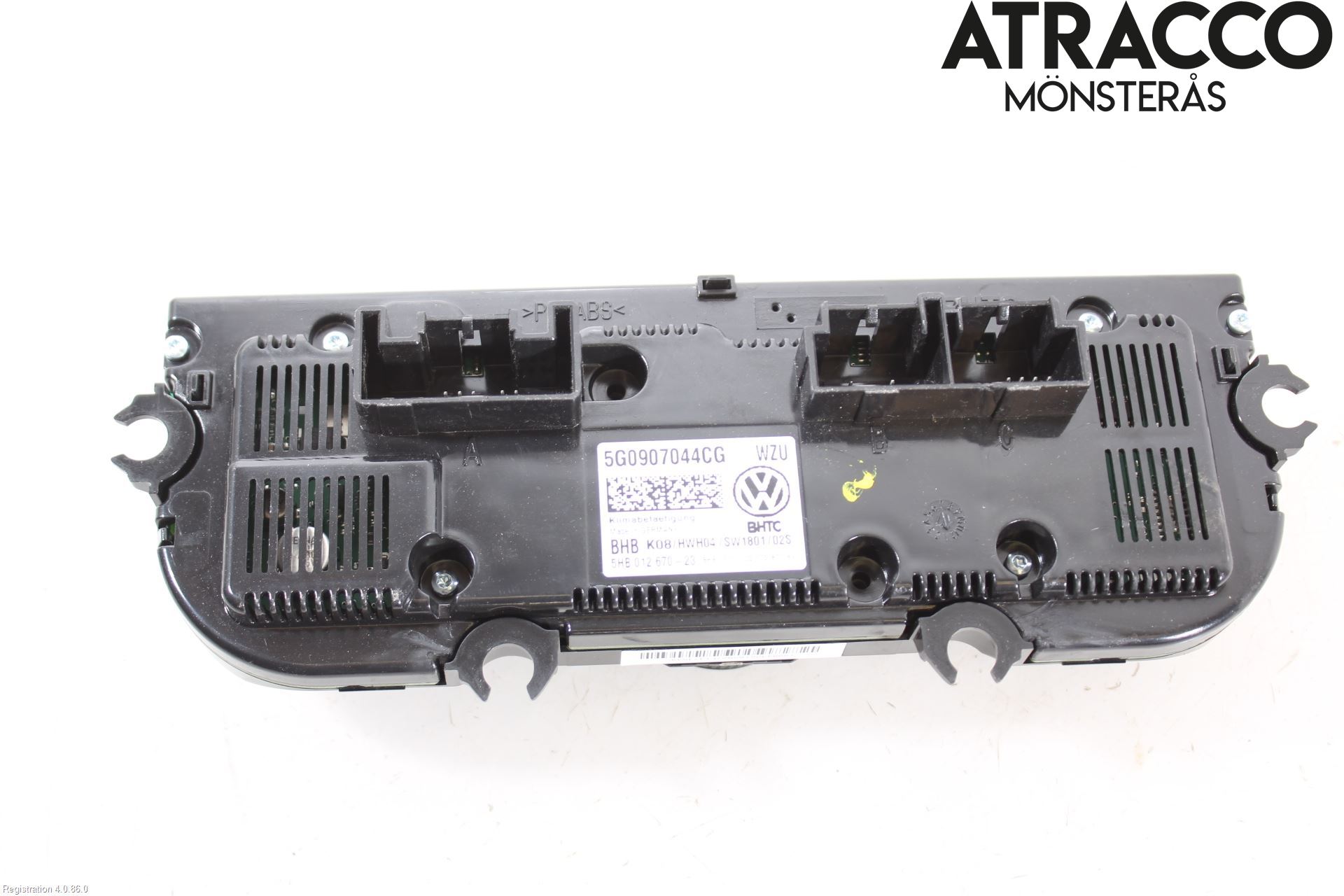 Volkswagen VW GOLF / E-GOLF VII 13-20 Varme Ac Betjening-Display
