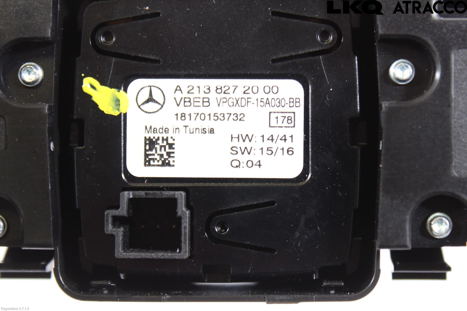 Mercedes-Benz MB E-KLASS (W213) 16-23 Bryter Multifunksjon