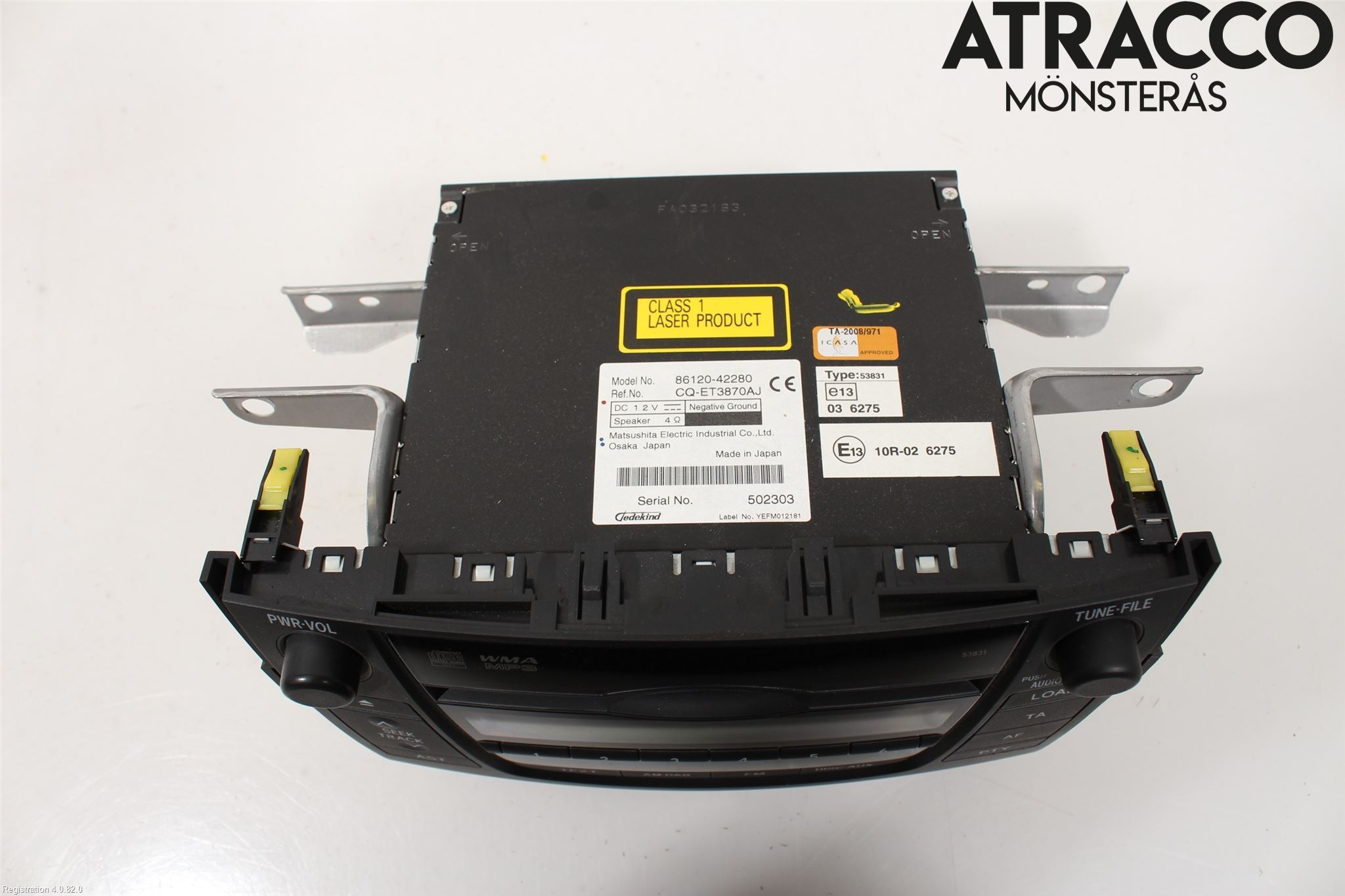 Toyota RAV 4 06-12 Stereo Radio Med Cd