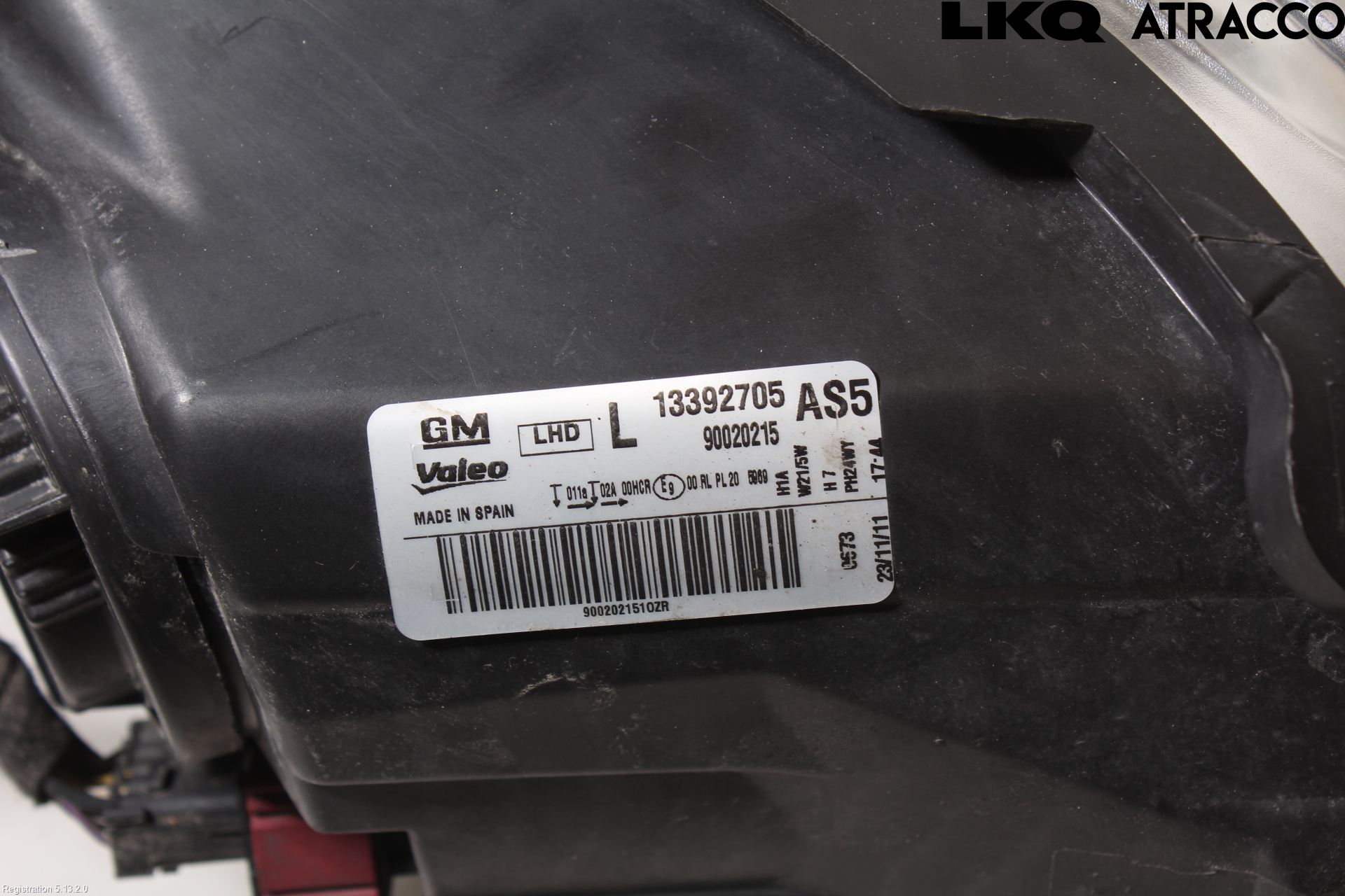 Opel CORSA D 07-14 Frontlykt Venstre