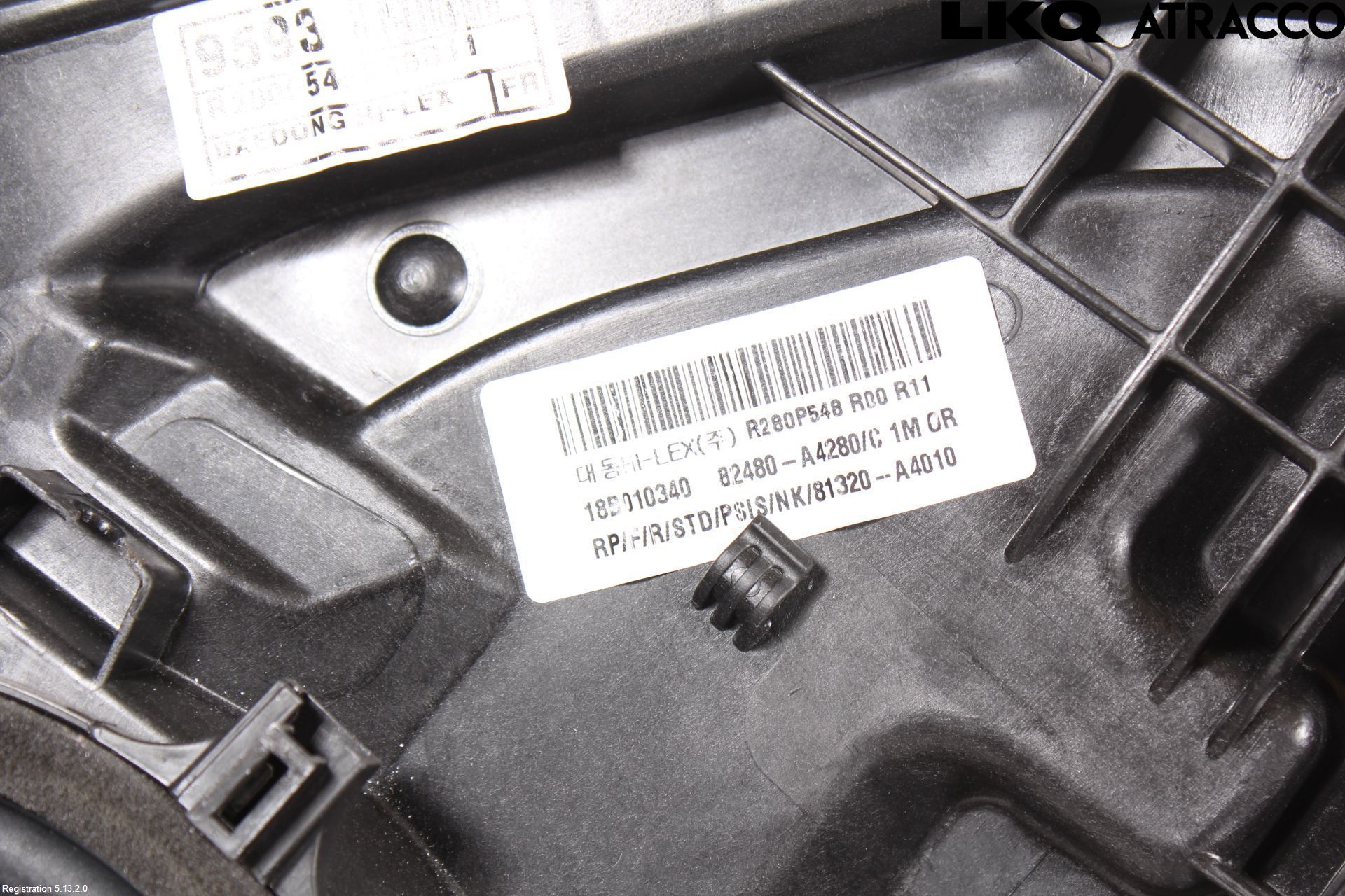 Kia CARENS III 13-19 Vindusheis El Komp