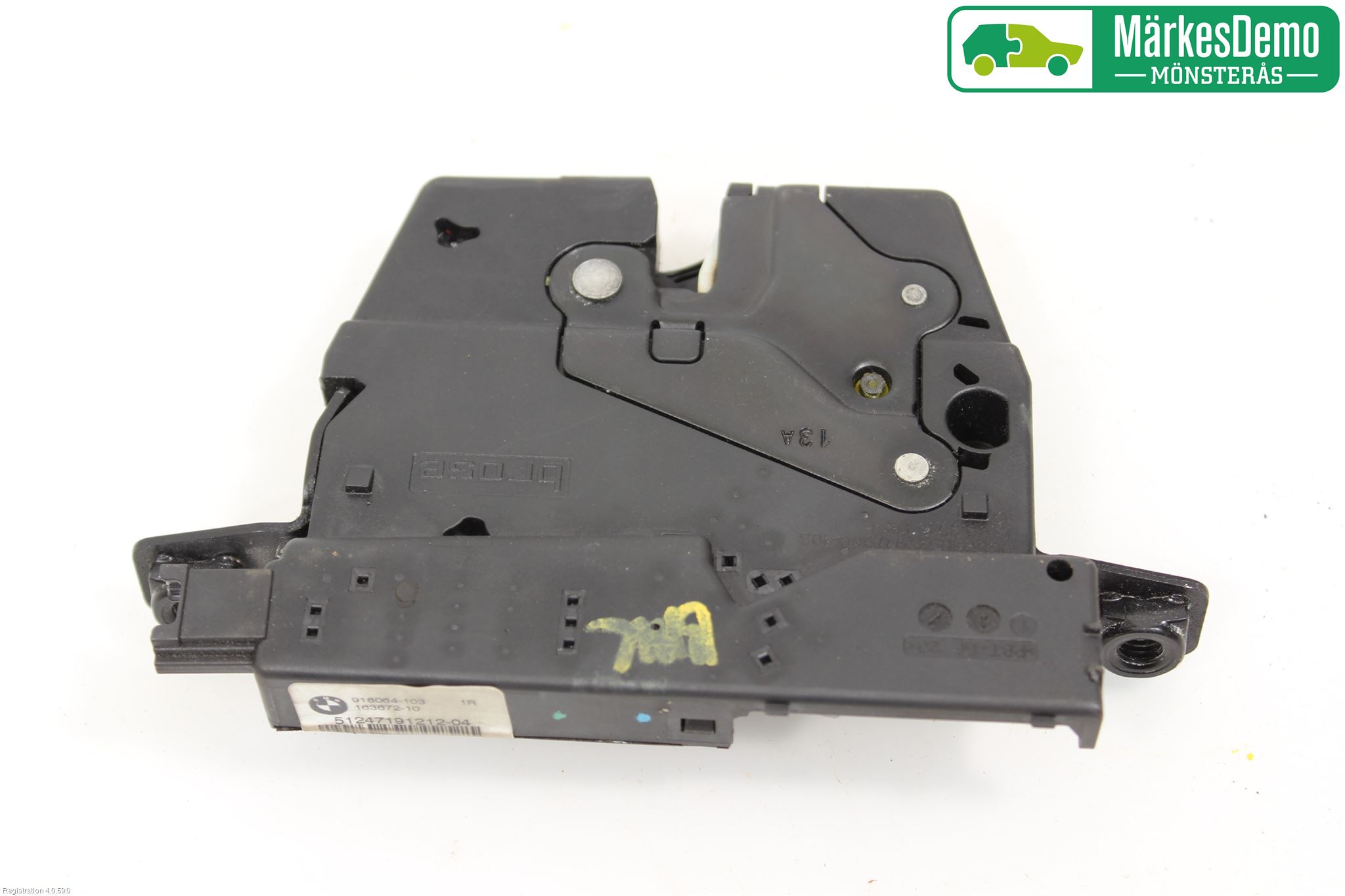 BMW 5 F10/F11/F18 09-17 Bakluke-Lokk Låsekasse