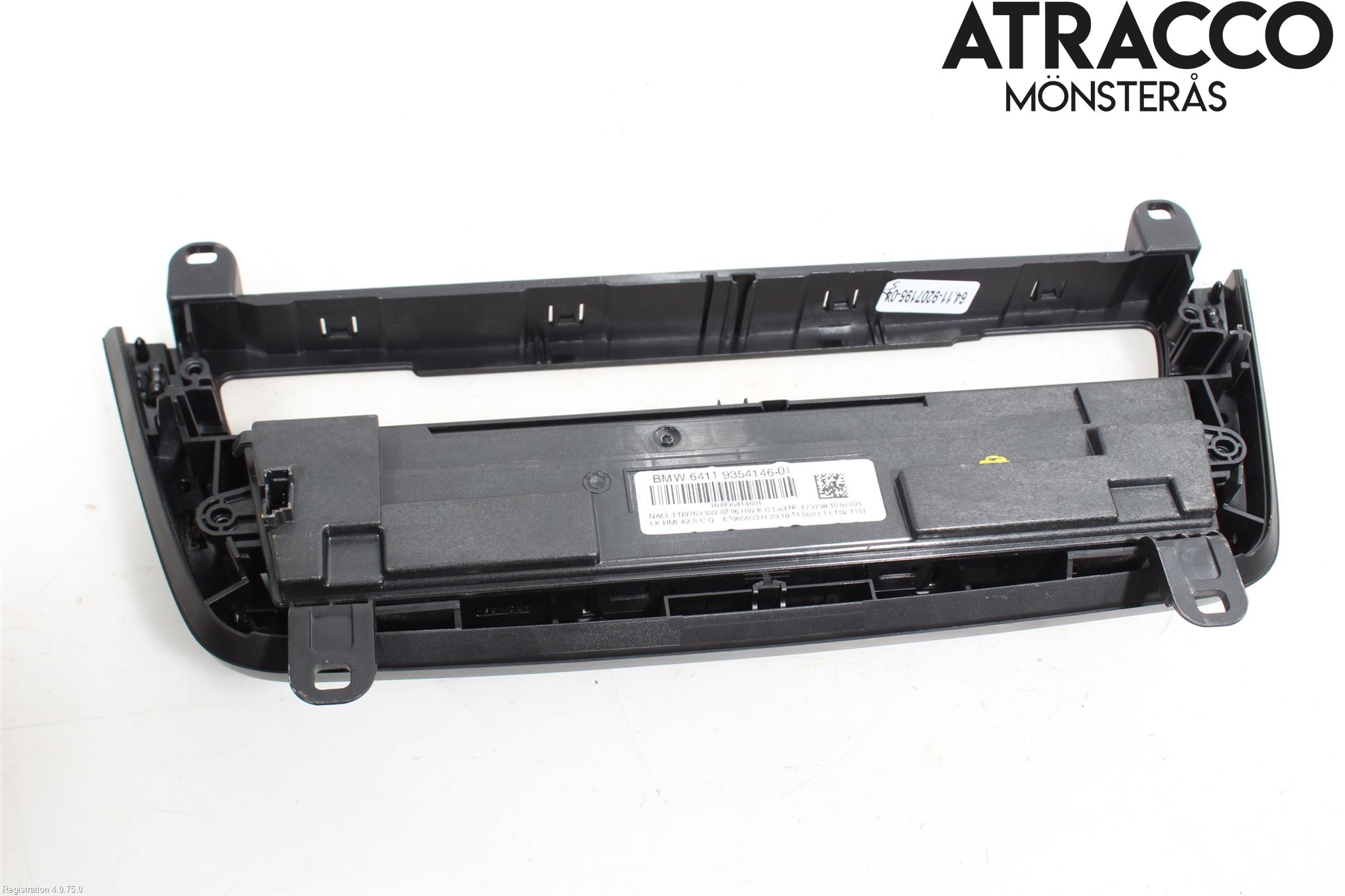 BMW 3 F30/F31/F80 12-19 Varme Ac Betjening-Display