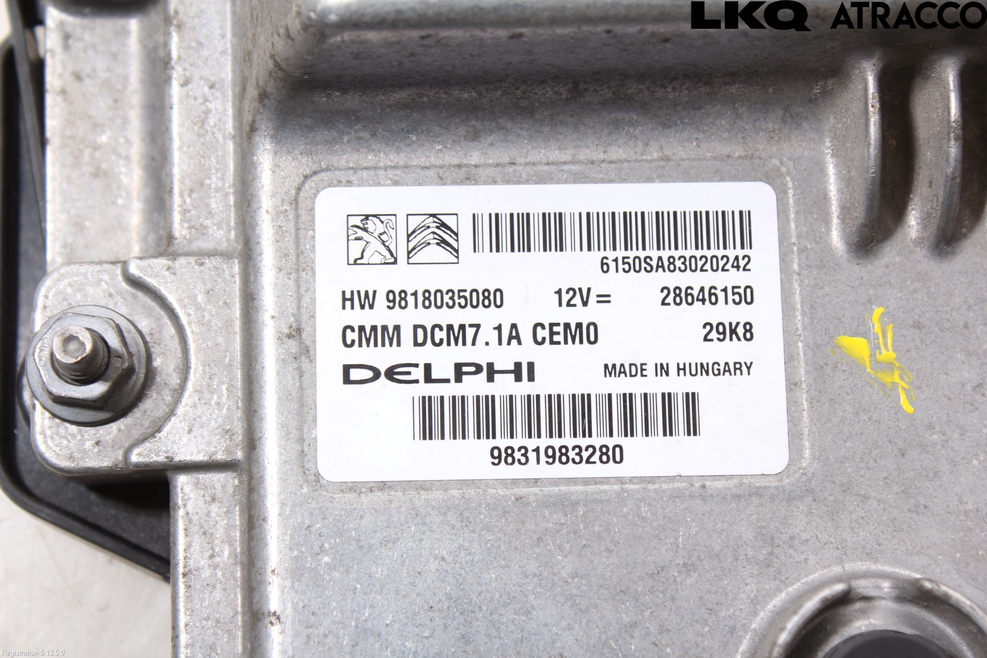 Peugeot 508 19- Styreenhet Dieselpumpe