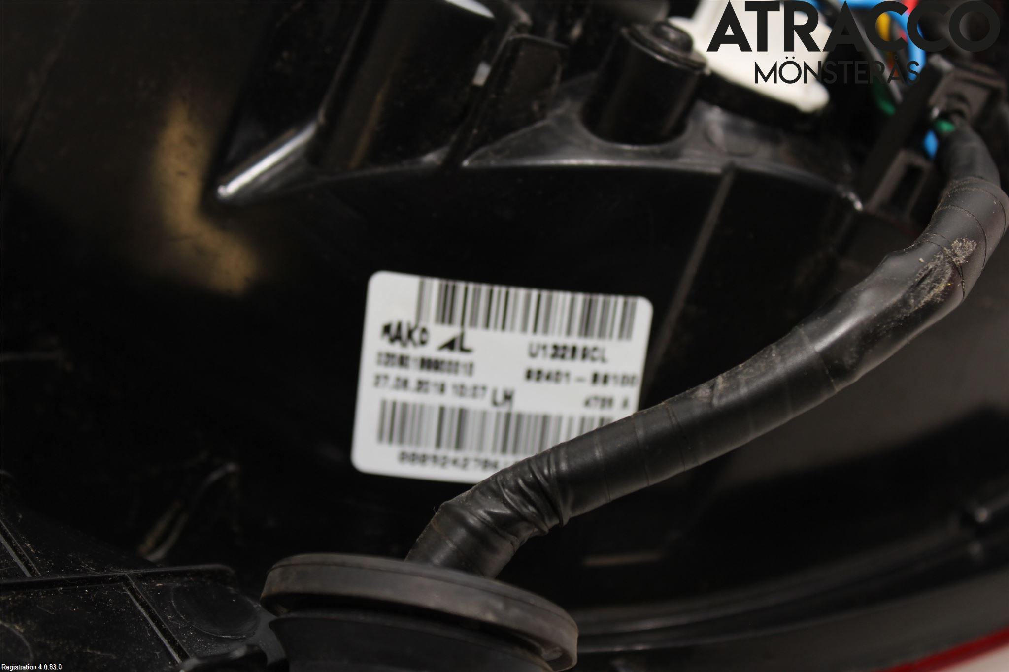 Hyundai i10 BA 17-20 Baklykt Venstre