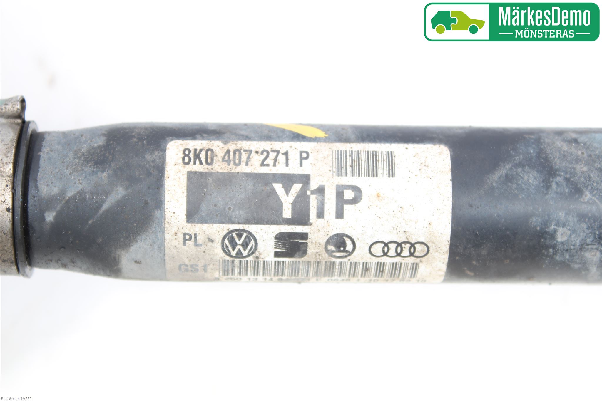 Audi A4/S4 08-11 Drivaksel Foran Kompl Høyre