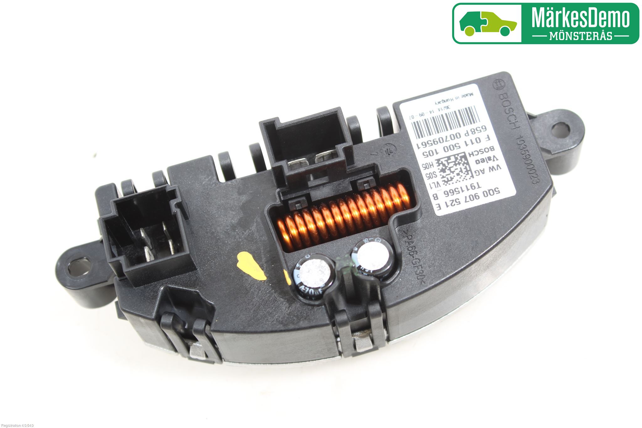 Volkswagen VW GOLF / E-GOLF VII 13-20 Varmeapparat Viftemotstand