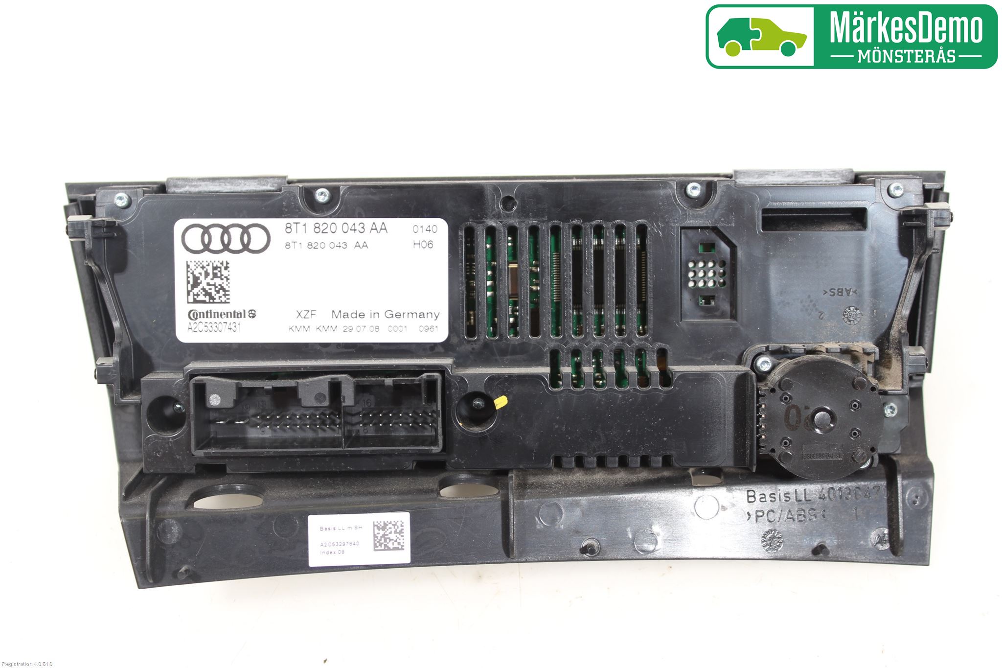 Audi A4/S4 08-11 Varme Ac Betjening-Display