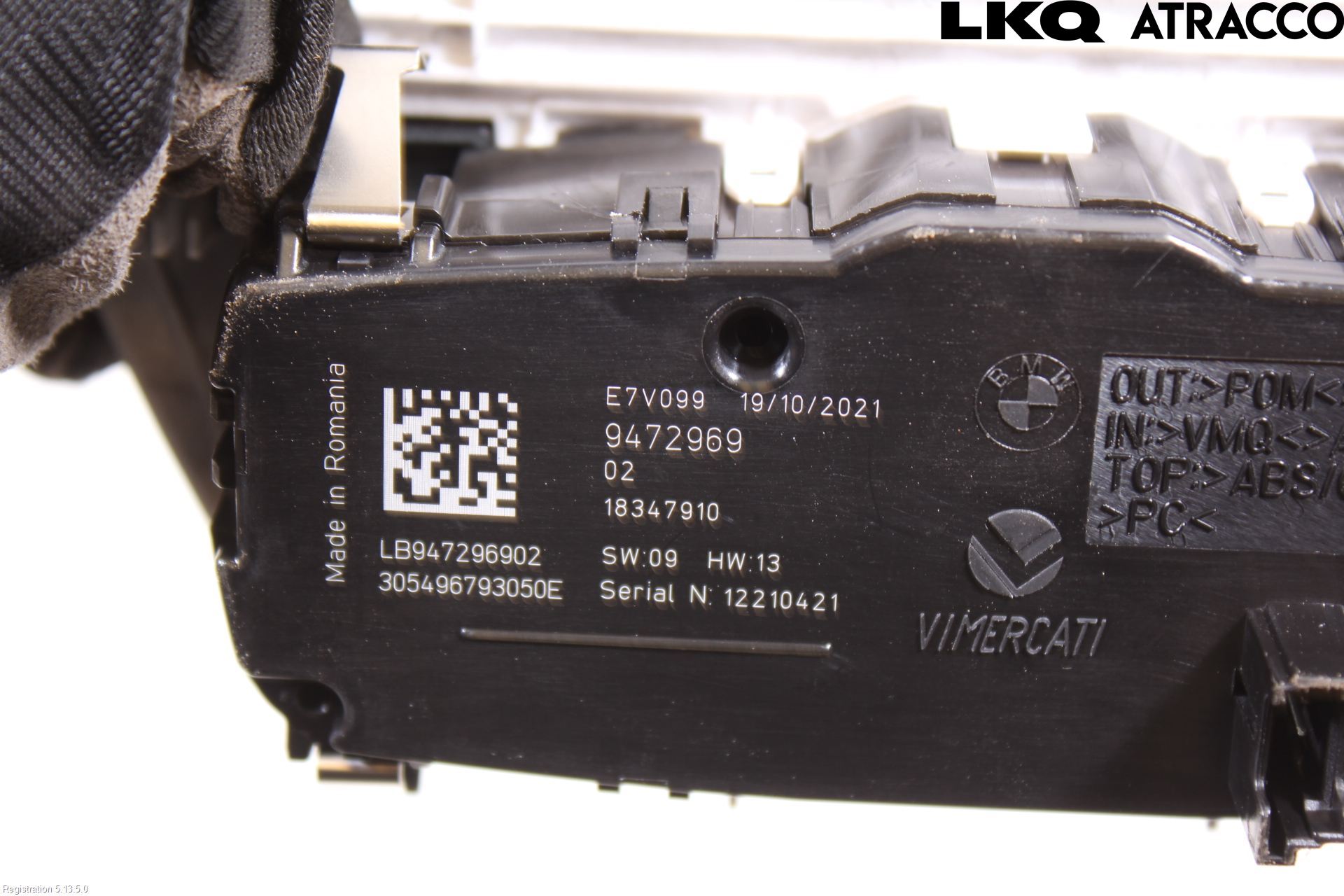 BMW 5 G30/G31/F90 17-23 Bryter Hovedlys