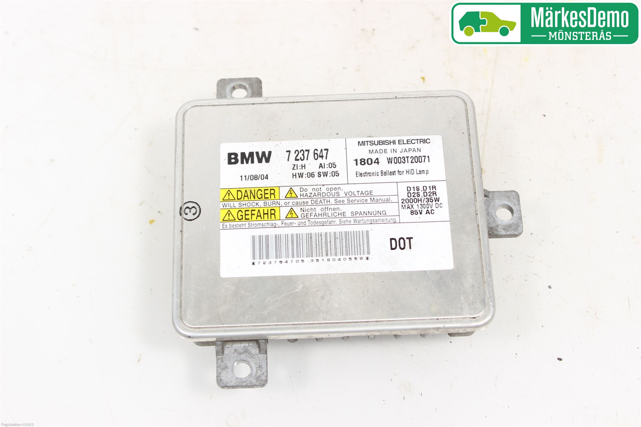BMW 5 F10/F11/F18 09-17 Styreenhet Xenon