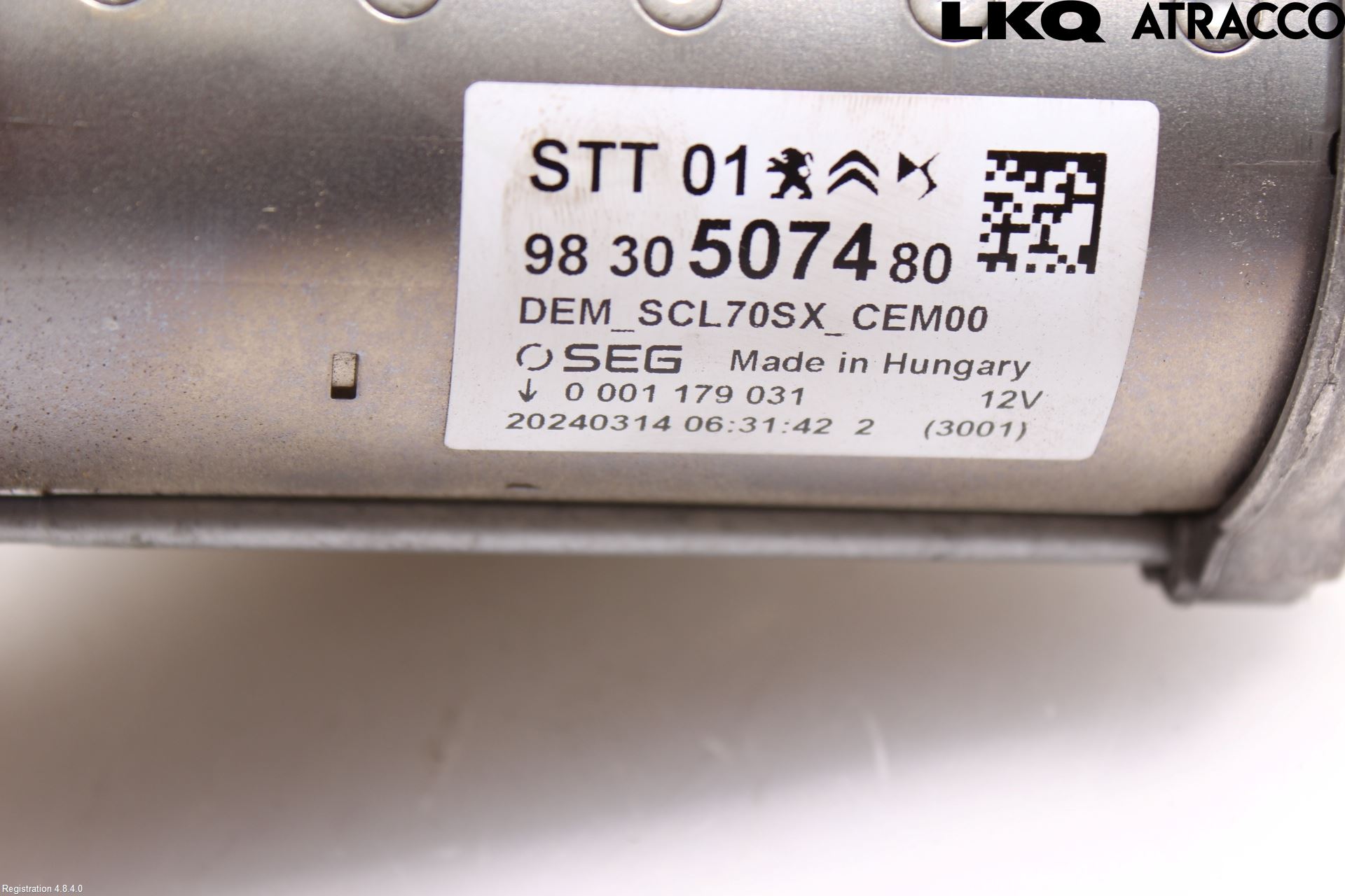 Peugeot 308/E-308 21- Startmotor