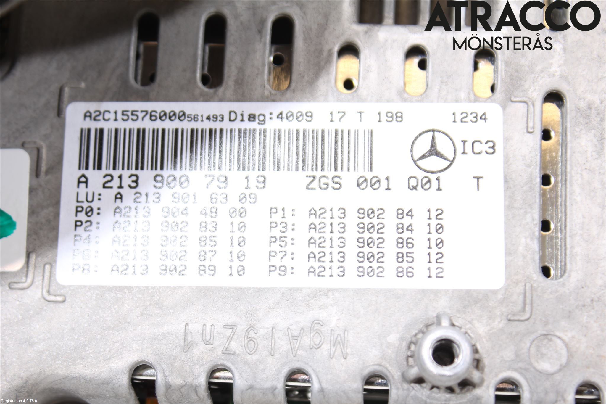 Mercedes-Benz MB E-KLASS (W213) 16-23 Instr Kombinert