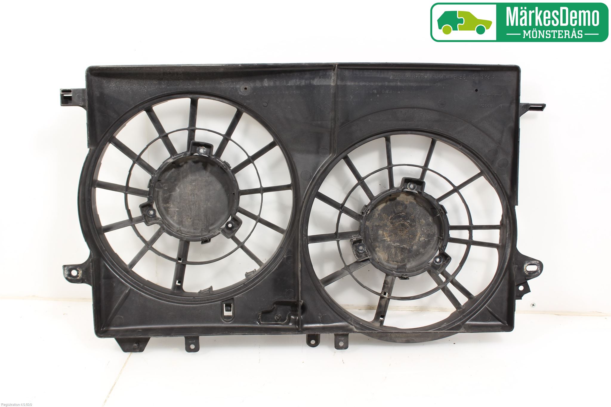 Saab 9-5     06-10 Kjølevifte-Radiator Hus-Kåpe