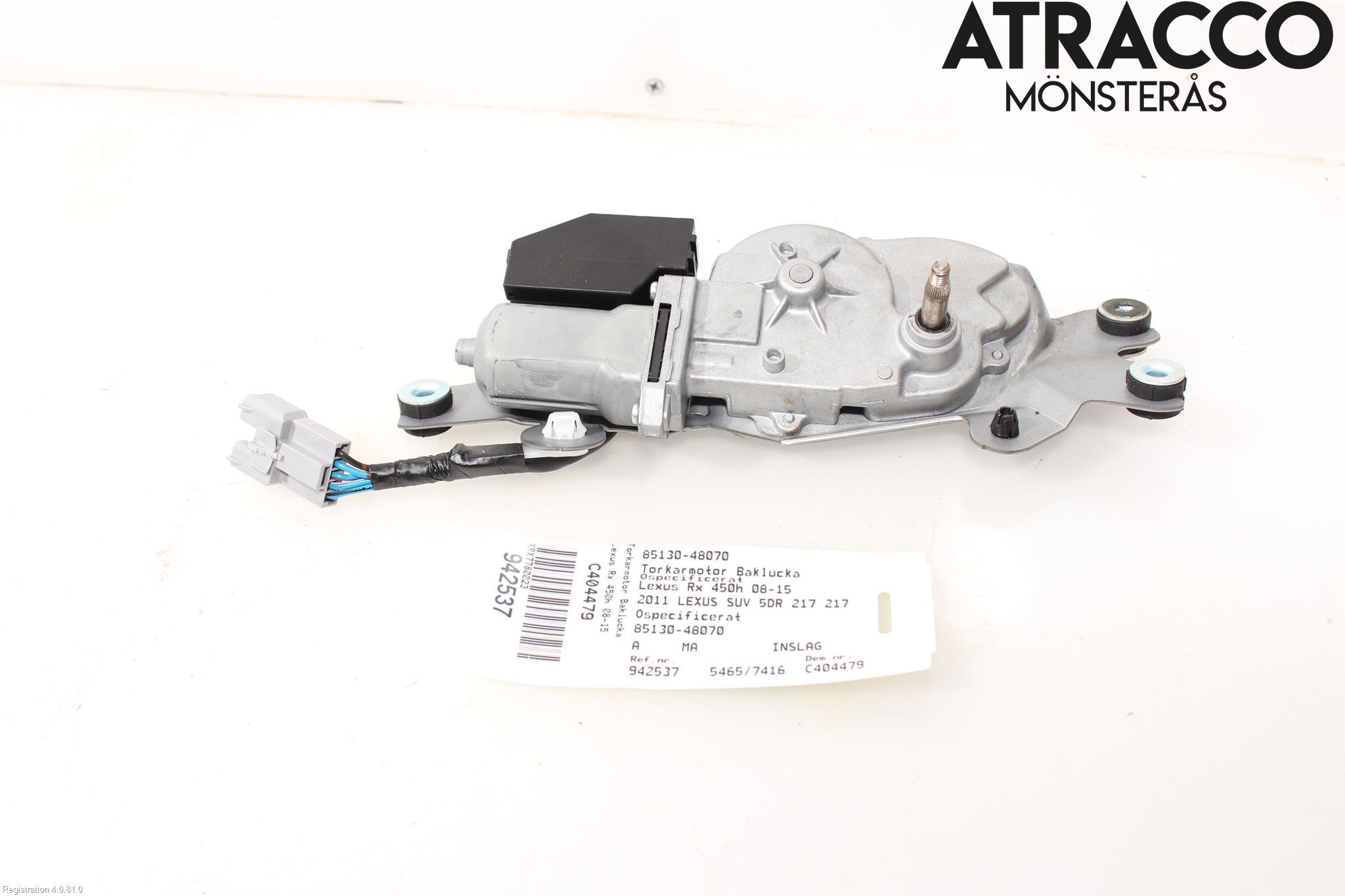 Lexus RX AL10 09-15 Viskermotor Bakluke
