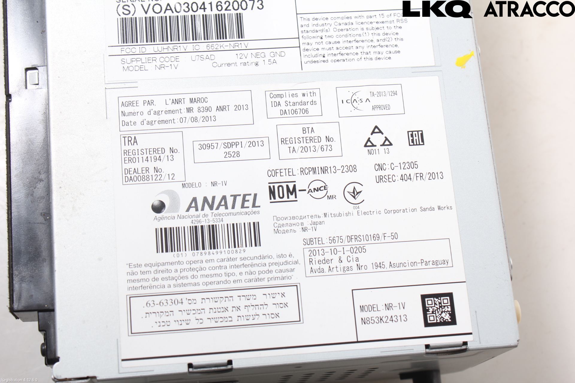 Volvo V40 12-19 Stereo Radio Med Cd