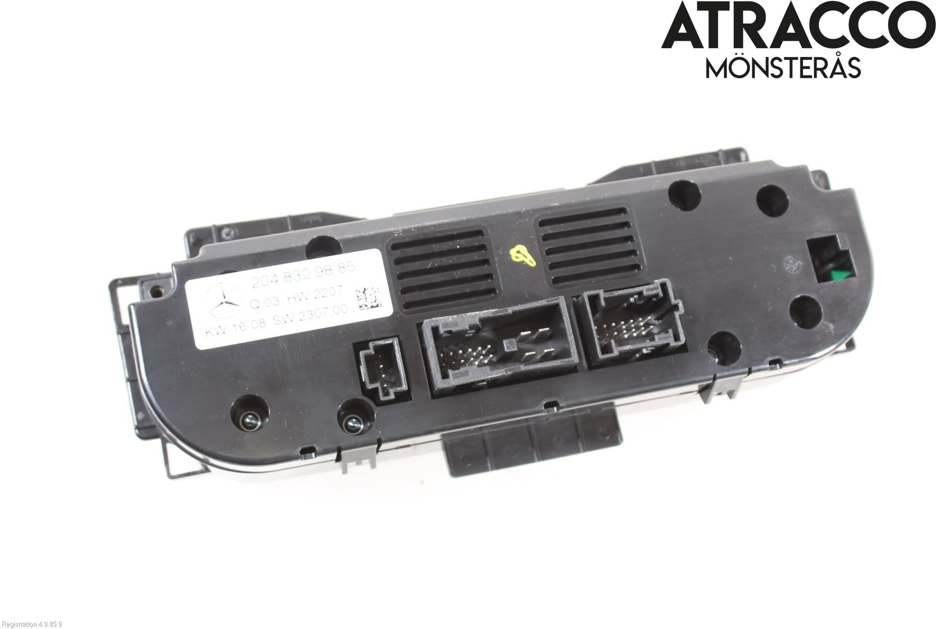 Mercedes-Benz MB C-KLASS (W204) 07-15 Varme Ac Betjening-Display
