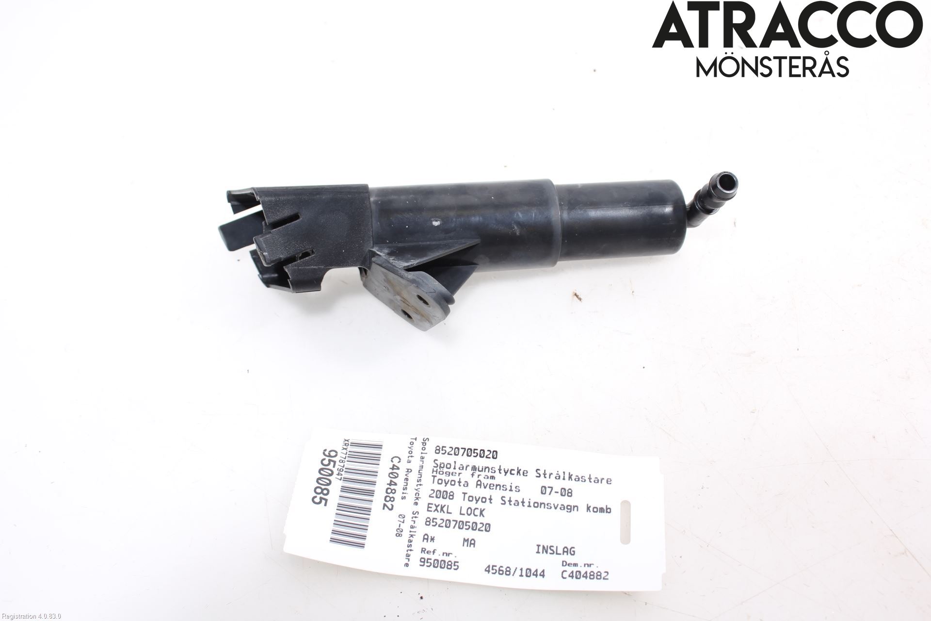 Toyota AVENSIS 07-08 Spylerdyse Frontlykter
